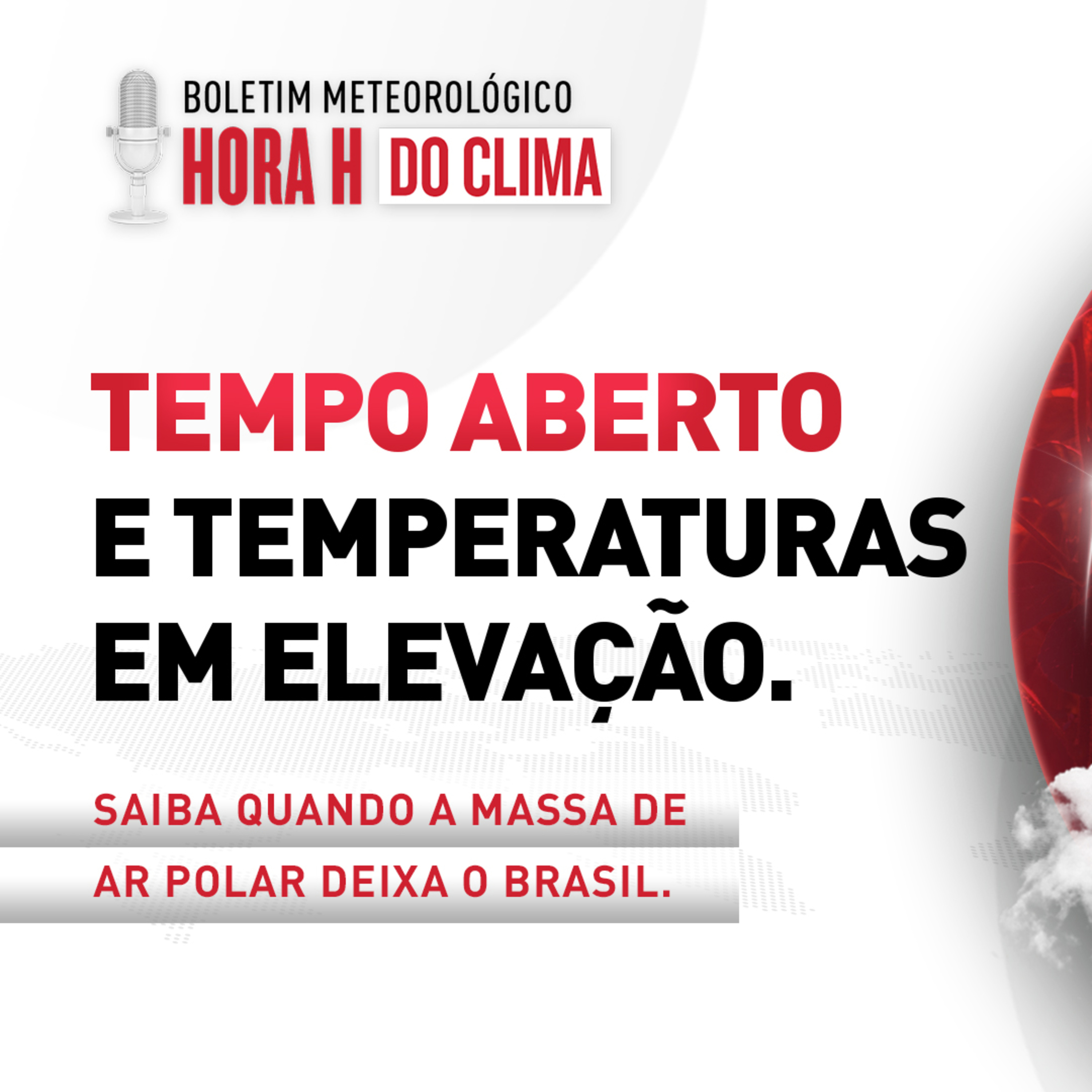 13/08/2024 - Geada, retorno das chuvas e aumento de temperaturas | Hora H do Clima