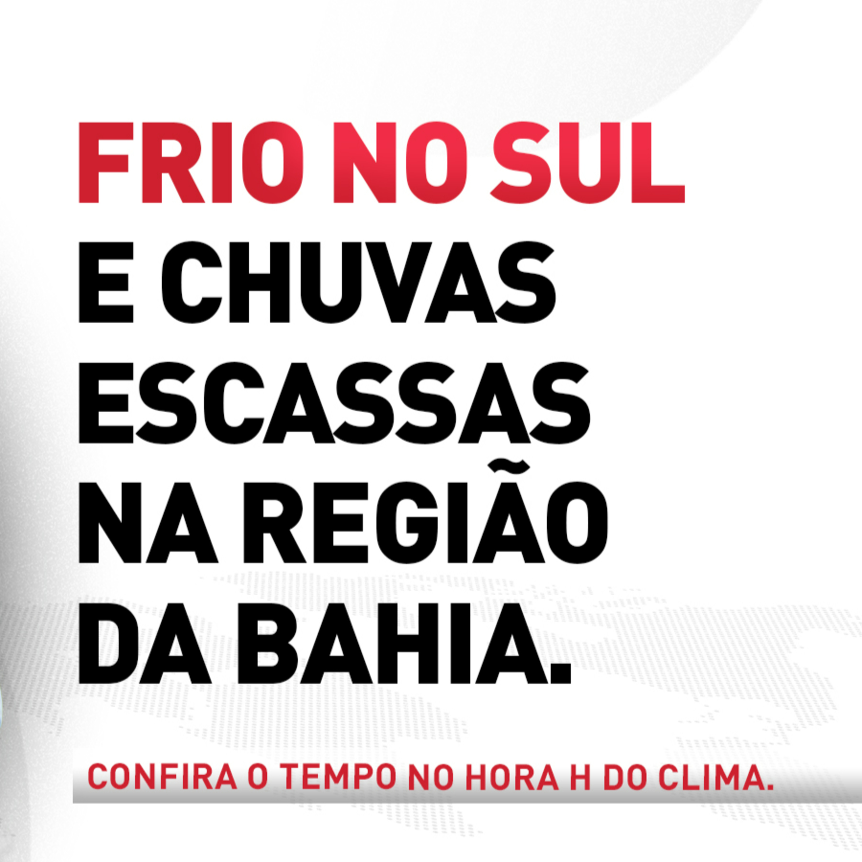 03/12/2024 - Tempo frio no sul e chuvas escassas na região baiana | Hora H do Clima episode artwork