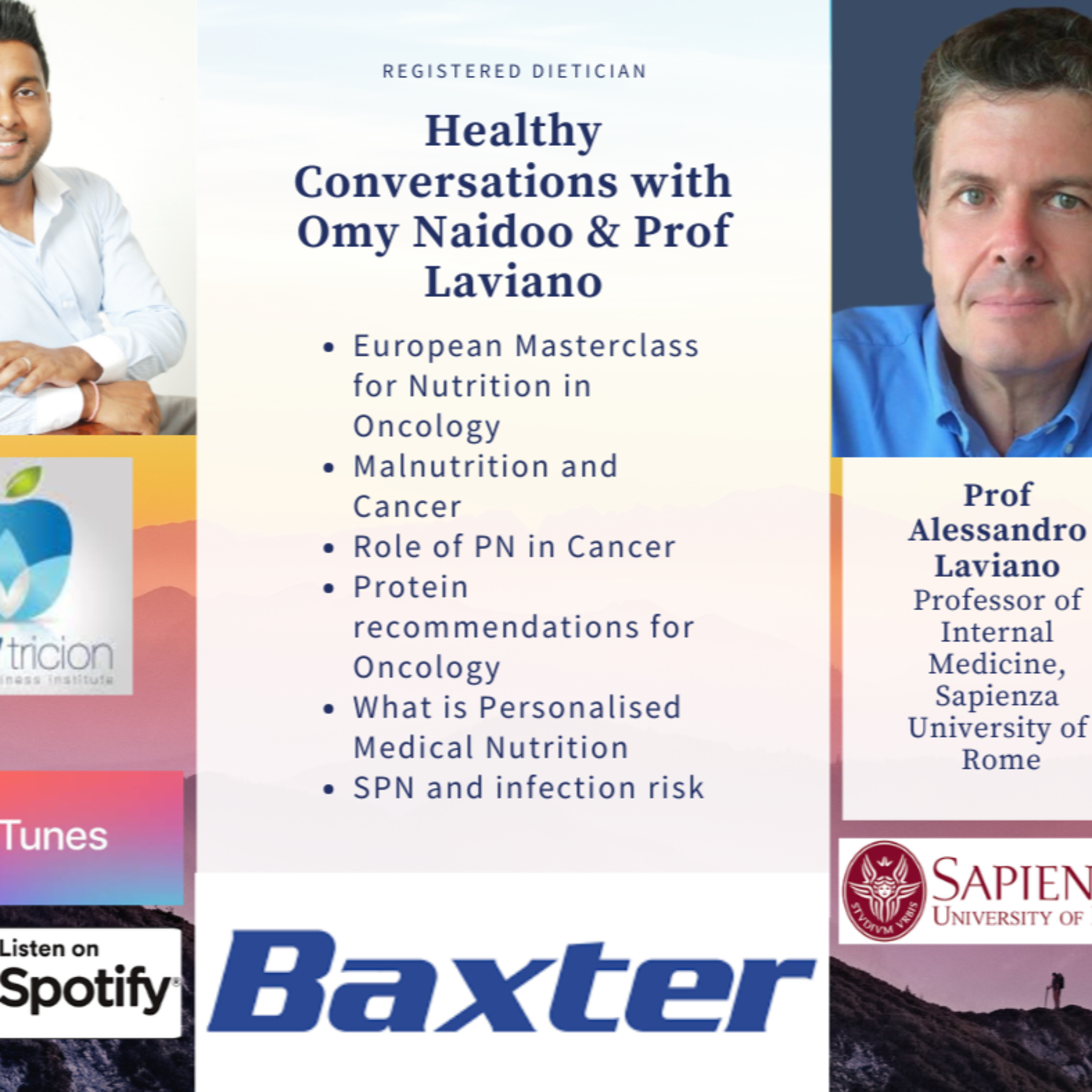 S3 E4 Prof Laviano - Nutrition in Oncology, the role of Supplemental PN- Supported by Baxter Healthcare episode artwork