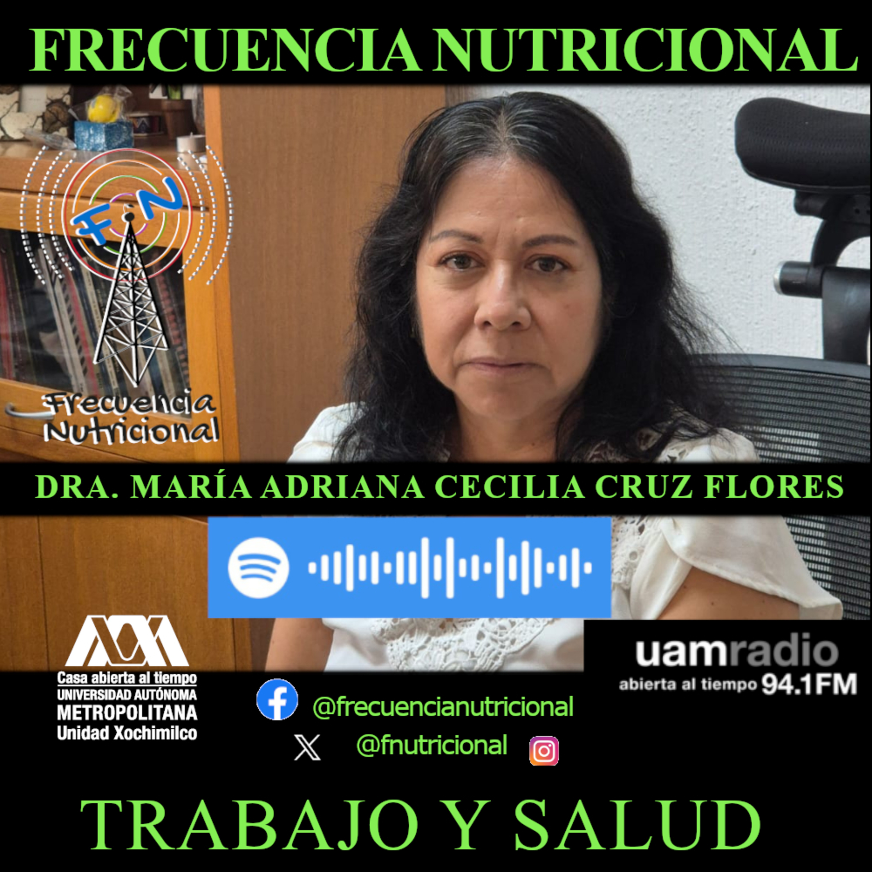 TEMA: Trabajo y salud. Congreso internacional. INVITADA: Dra. María Adriana Cecilia Cruz Flores: PROGRAMA: 603 episode artwork