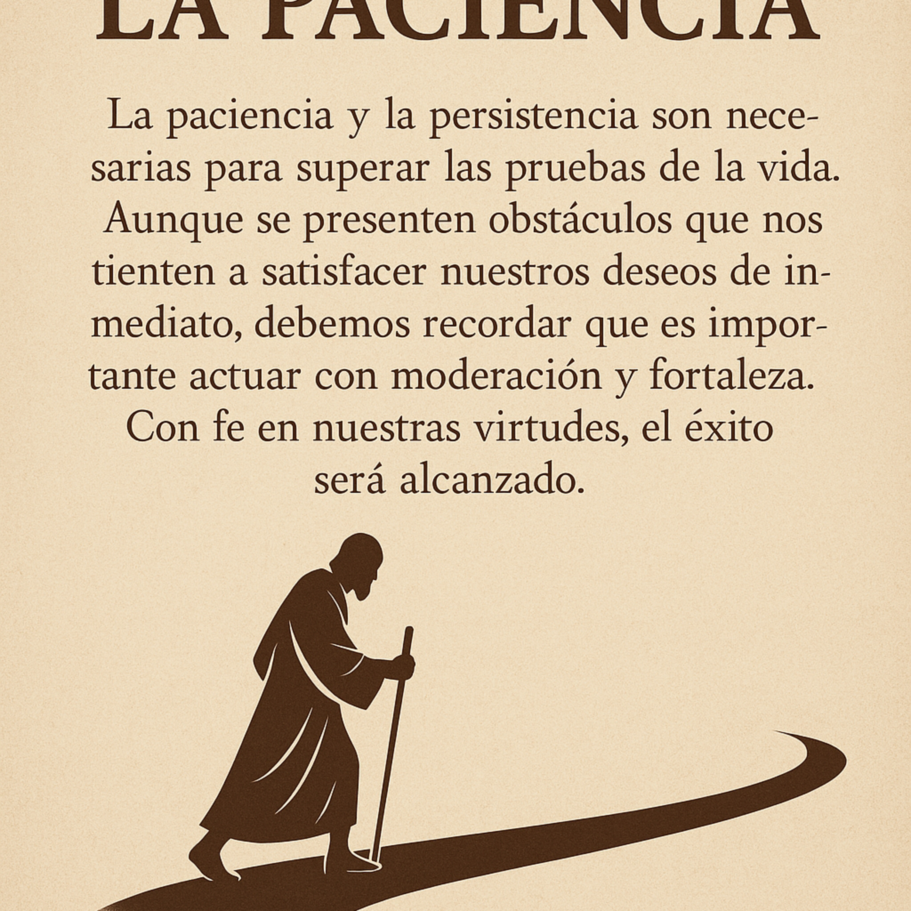 El camino de la Paciencia.