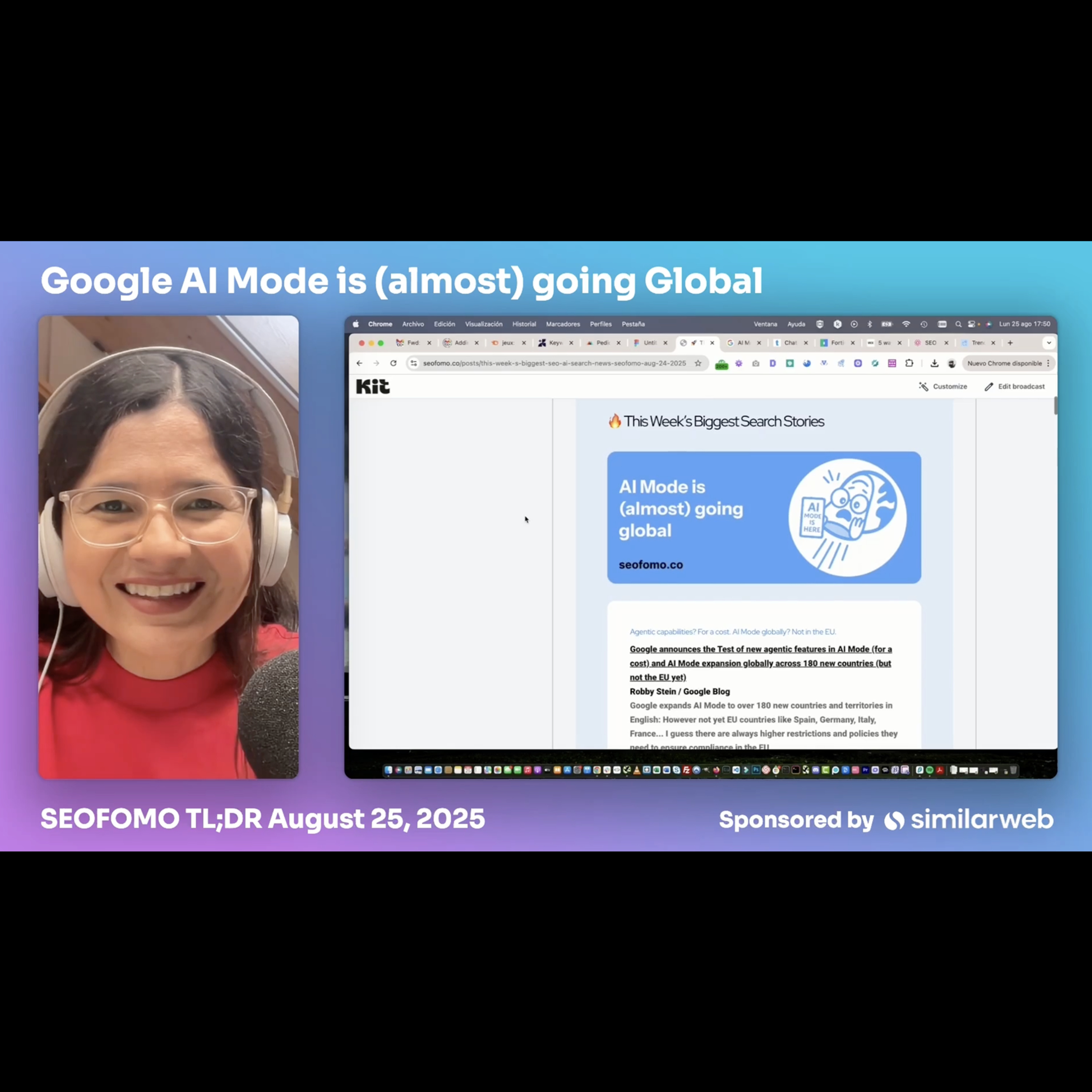 🚀 Google AI Mode is (almost) going Global and more - #SEOFOMO TL;DR August 25