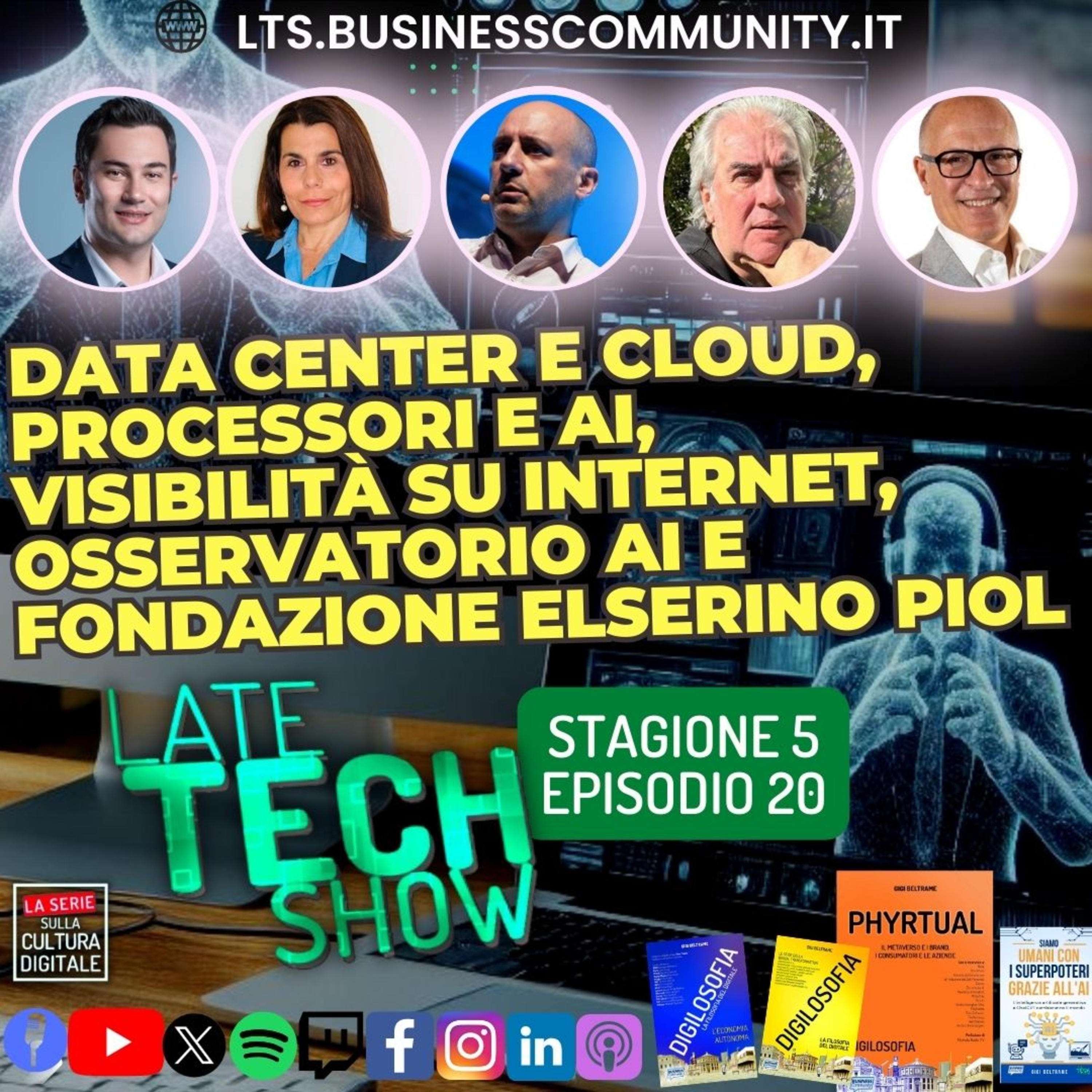 Data center e cloud, processori e AI, visibilità sul web, Osservatorio AI e Fondazione Piol - S05e20
