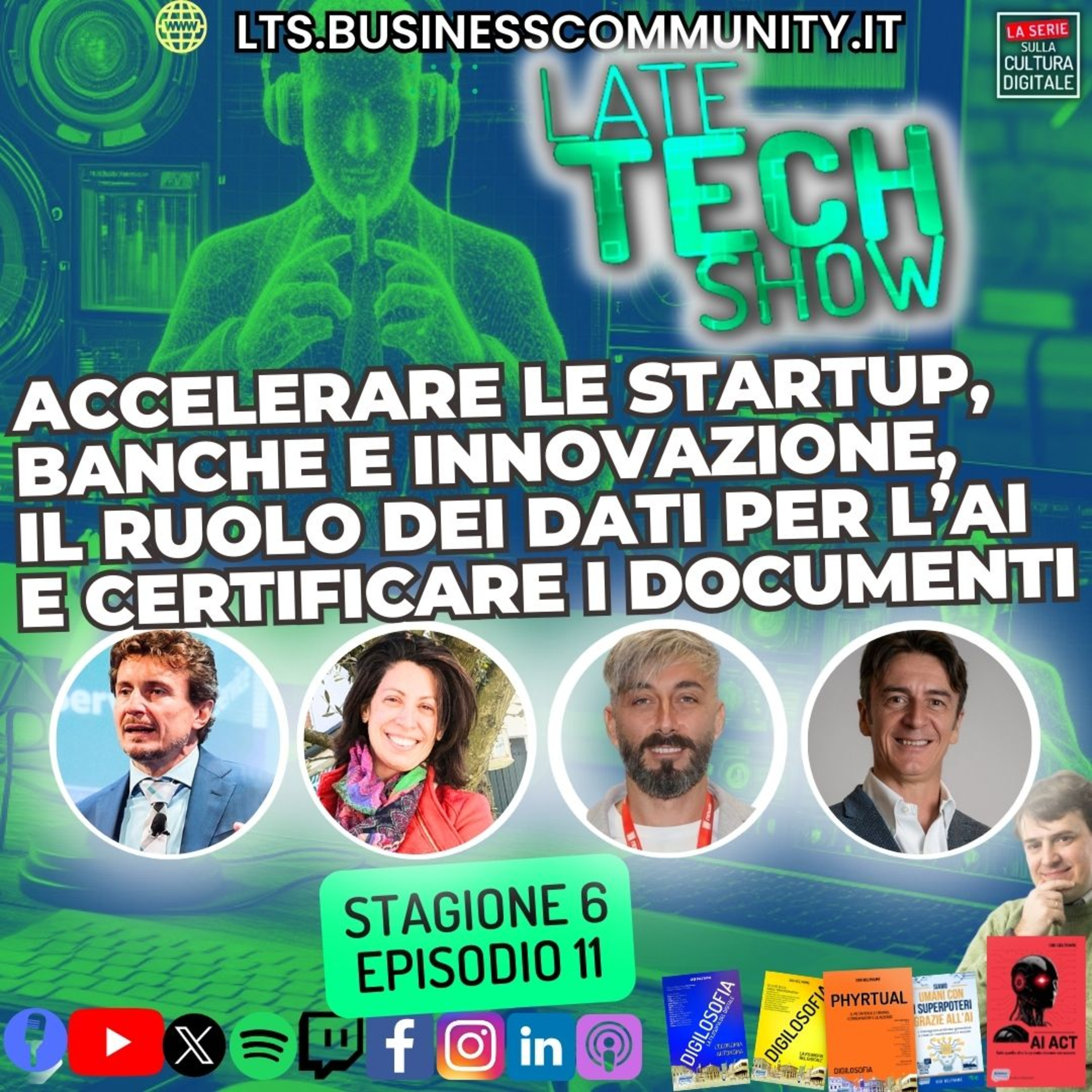Accelerare le startup, banche e innovazione, il ruolo dei dati per l'AI e certificare i documenti