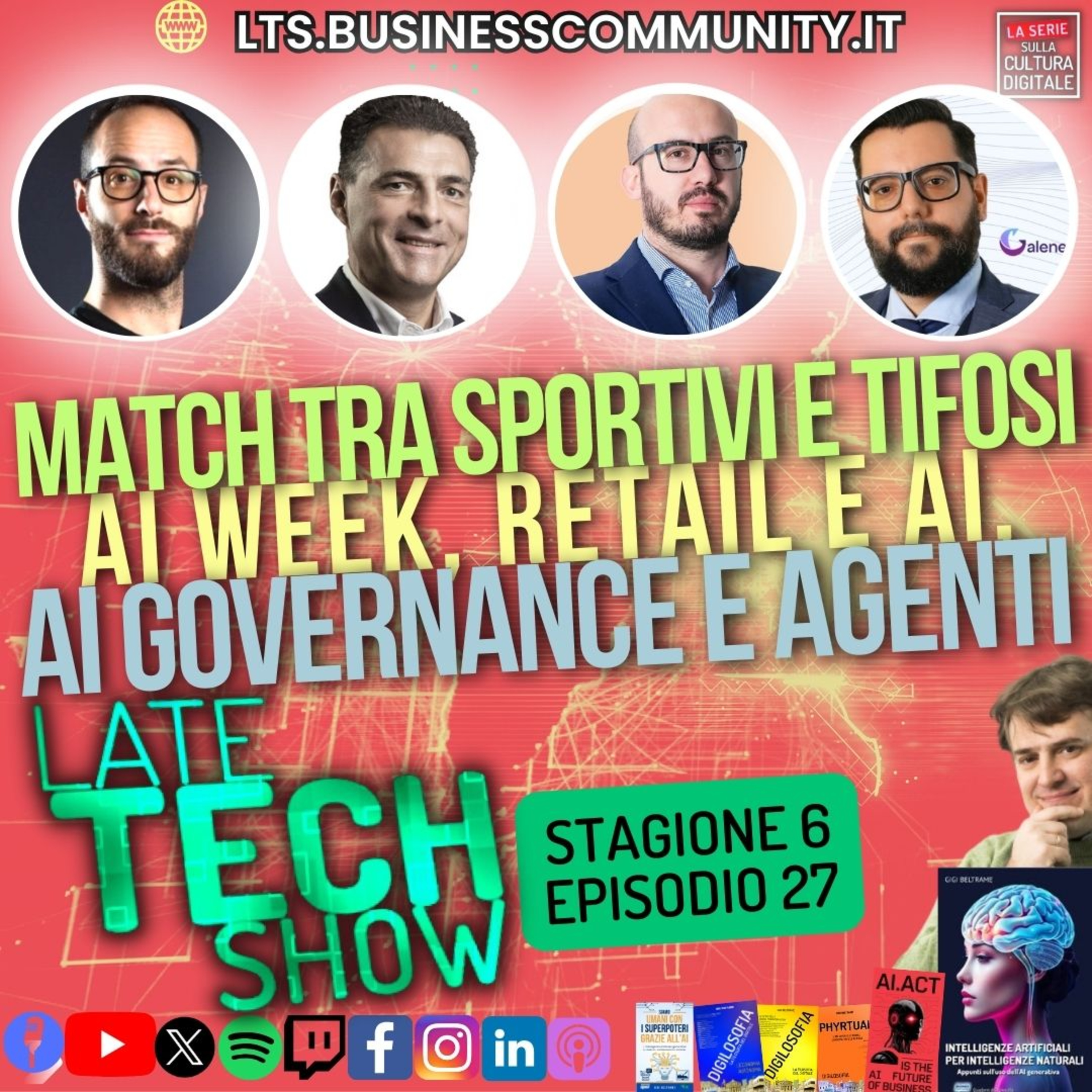 Match tra sportivi e tifosi, AI Week, Retail e AI, AI governance e agenti - S06e27