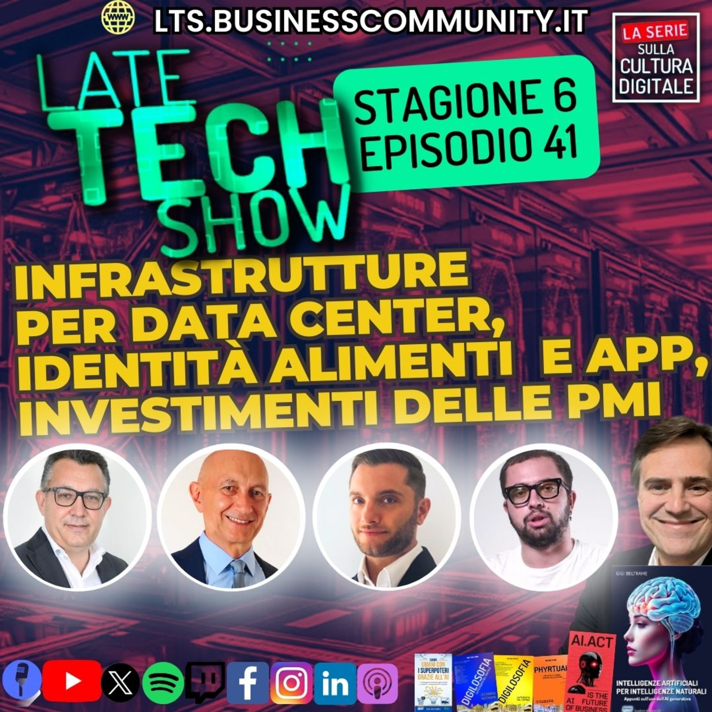 Infrastrutture data center, identità per alimenti e App, investimenti delle PMI - S06e41