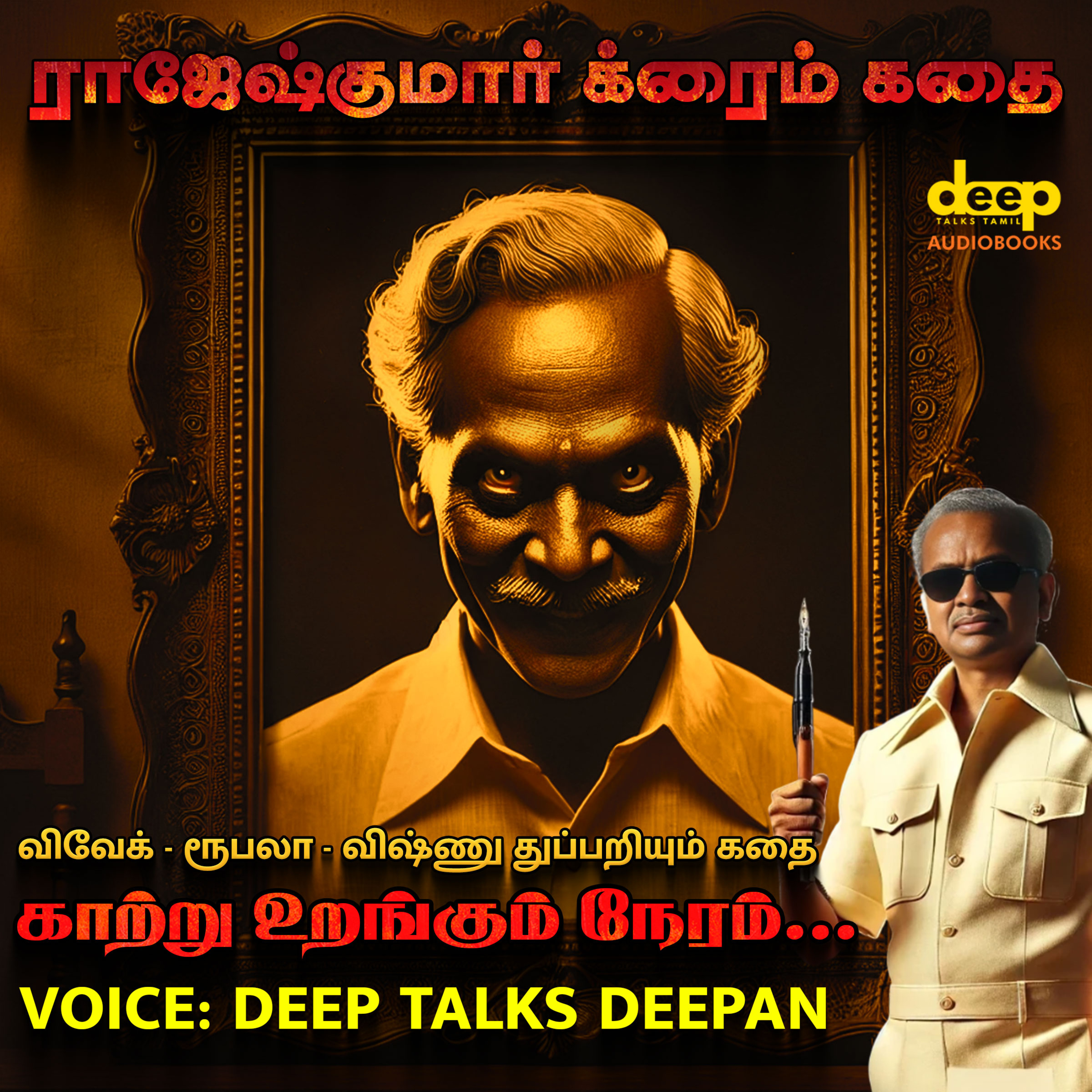 காற்று உறங்கும் நேரம் | விவேக் துப்பறியும் கதை | Kaatru Urangum Neram | Rajesh Kumar Story in Tamil | Deep Talks Deepan