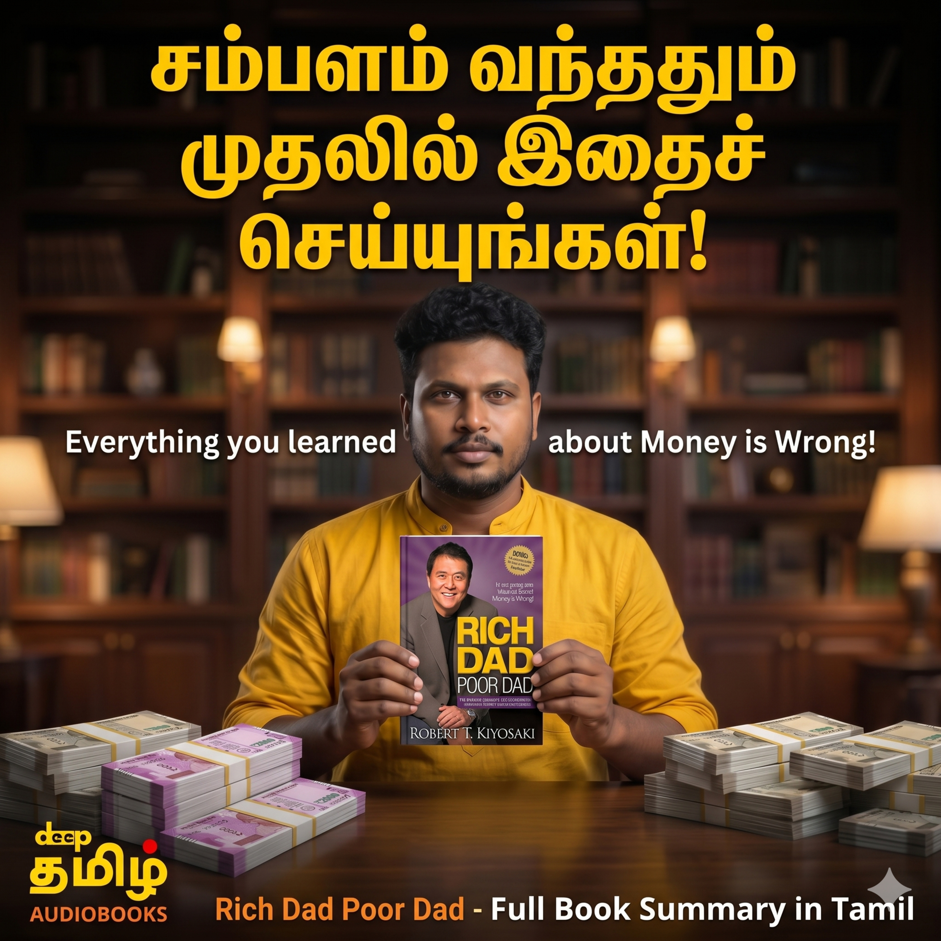 Rich Dad Poor Dad Tamil Review and Summary | 90% பேருக்கு இந்த ரகசியம் தெரியாது | Deep Talks Deepan episode artwork