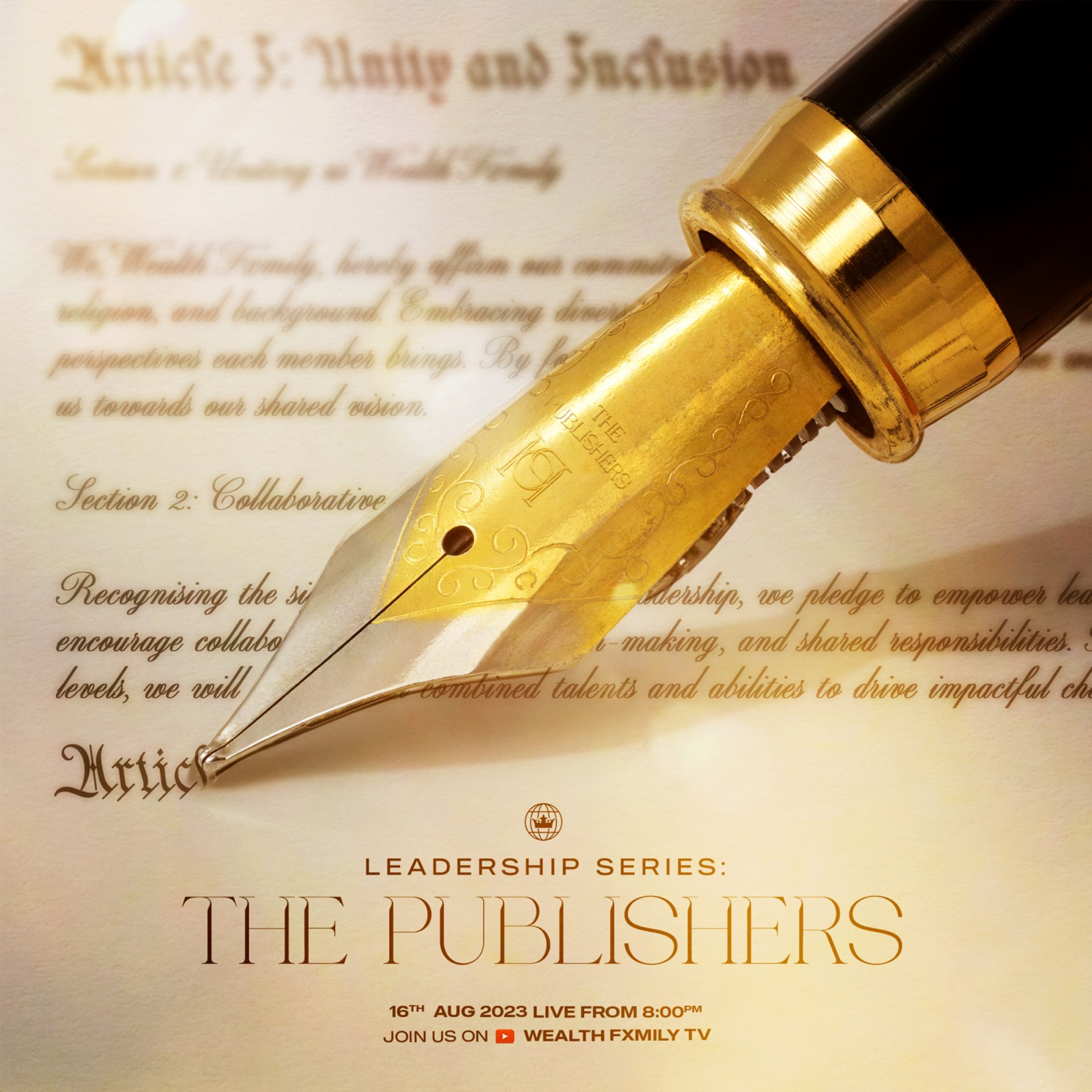 Leadership Series: The Publishers - 16.08.23 episode artwork