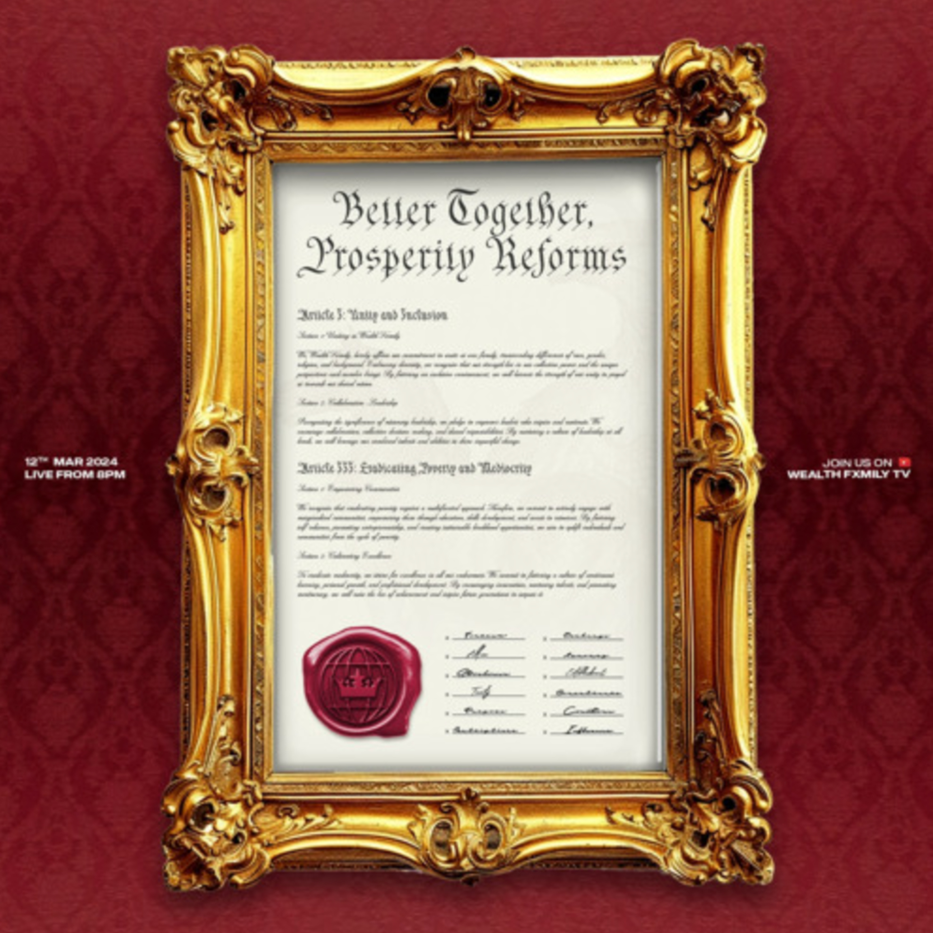 Better Together, Prosperity Reforms - 12.03.24 episode artwork
