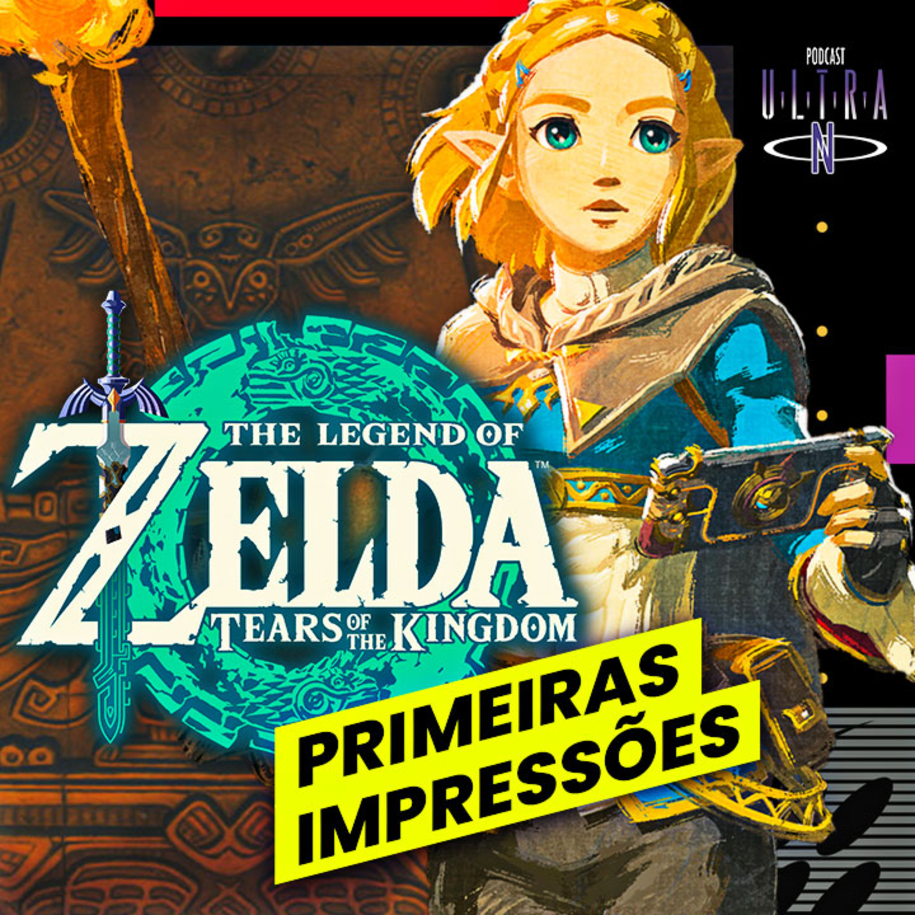 #73 Primeiras impressões sobre Zelda Tears of the Kingdom | Podcast Nintendo episode artwork