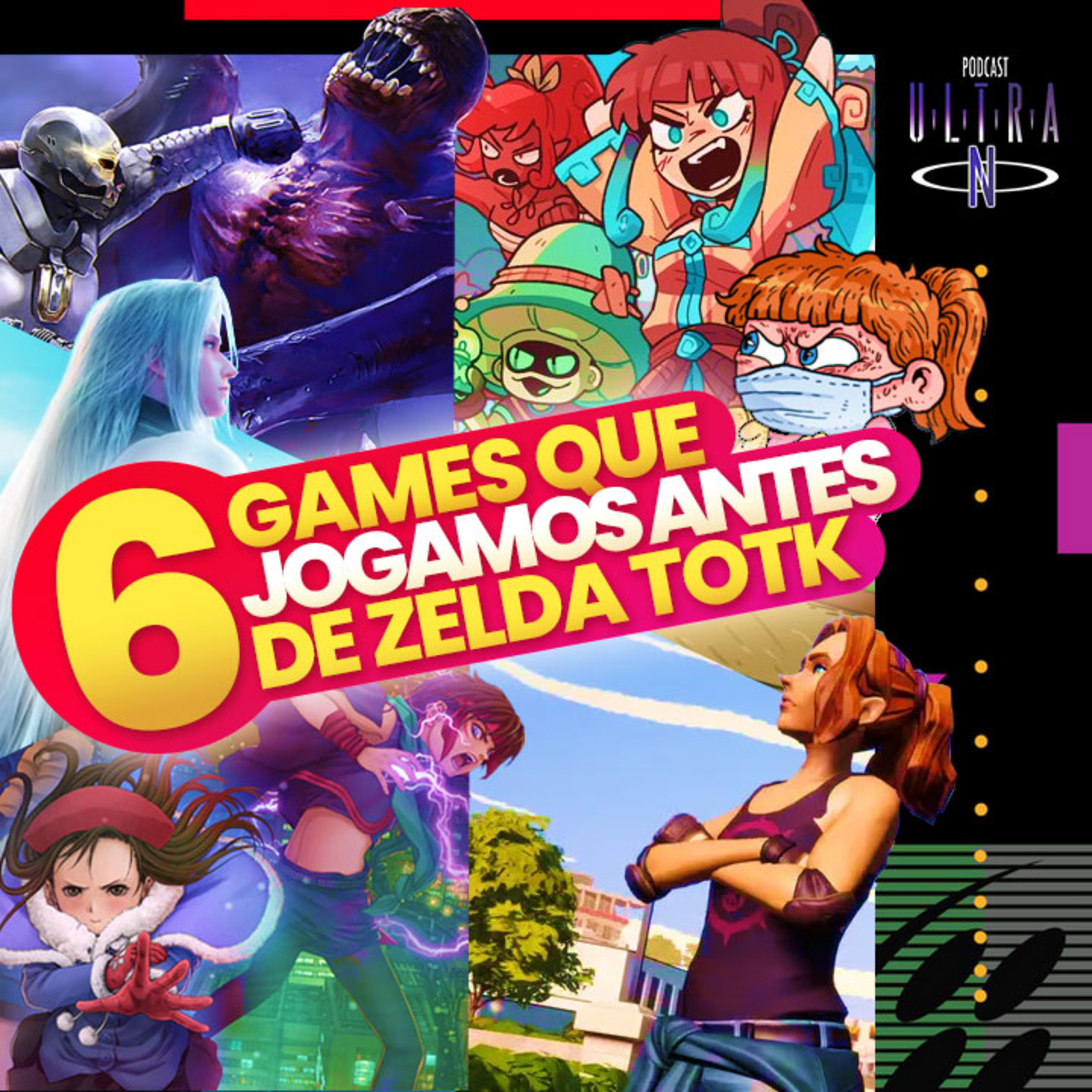 #74 Seis games que jogamos antes de Zelda Tears of the Kingdom | Podcast Nintendo episode artwork