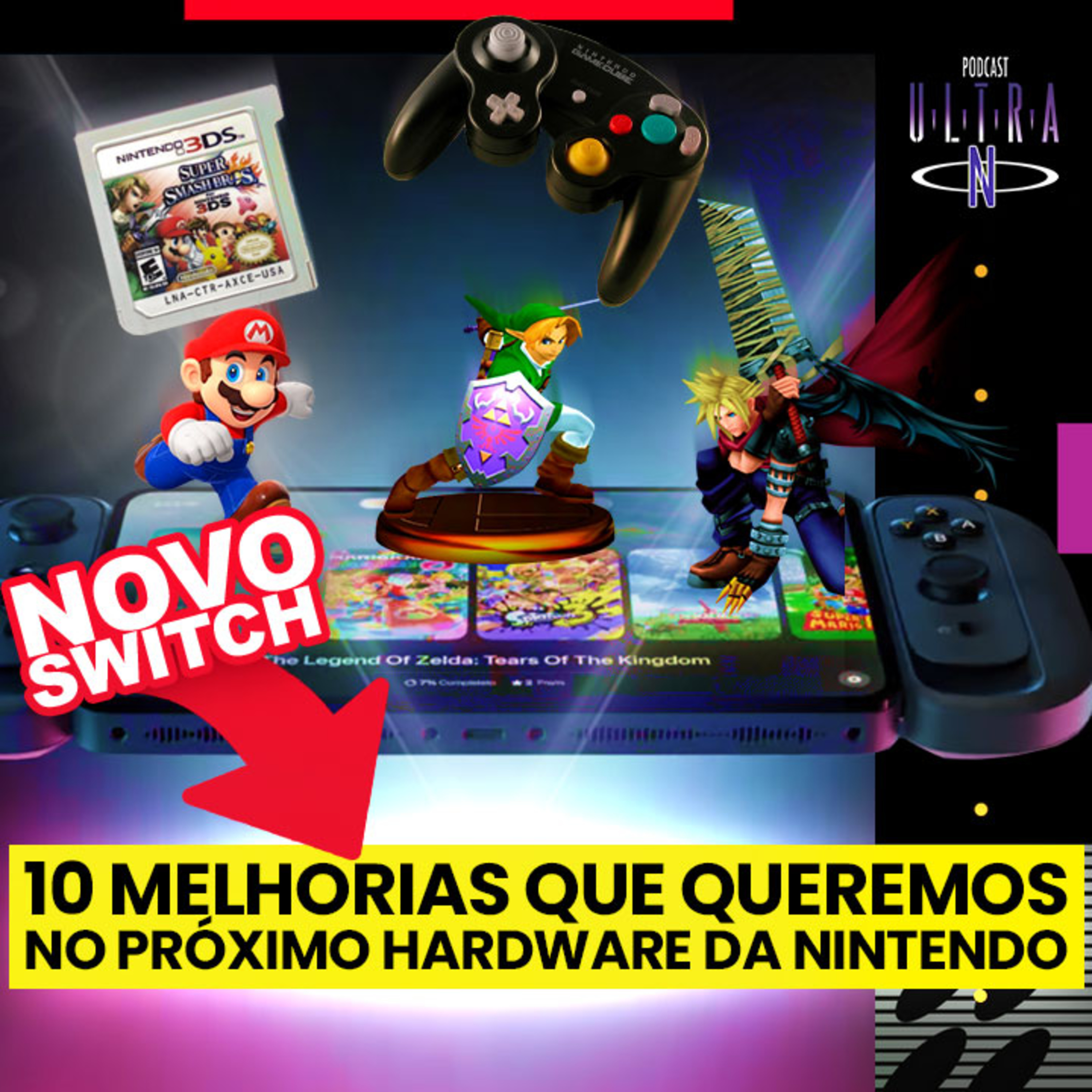 #78 10 melhorias que QUEREMOS no próximo hardware da Nintendo episode artwork