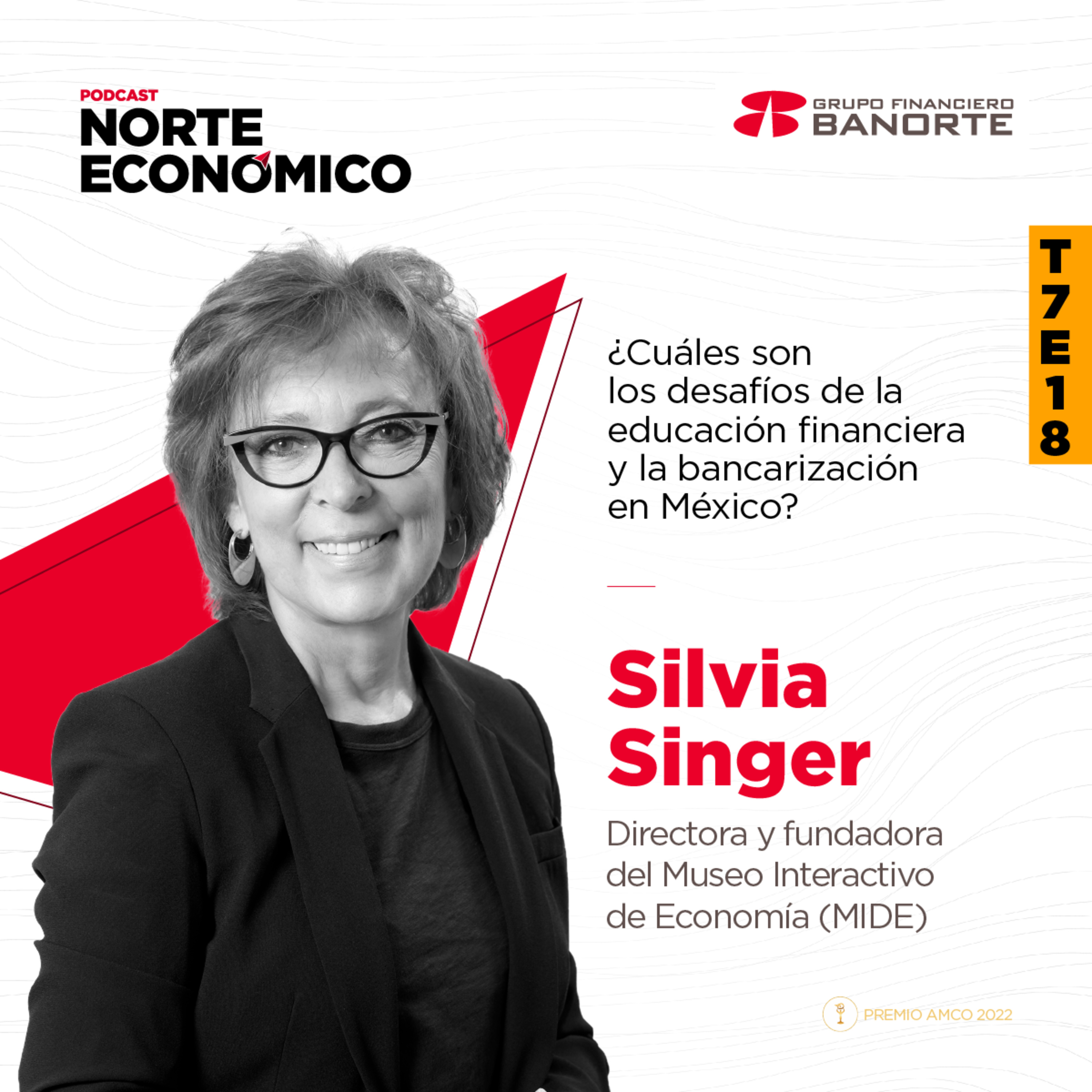 T7E18 ¿Cuáles son los desafíos de la educación financiera y la bancarización en México?: Silvia Singer, Directora del MIDE episode artwork