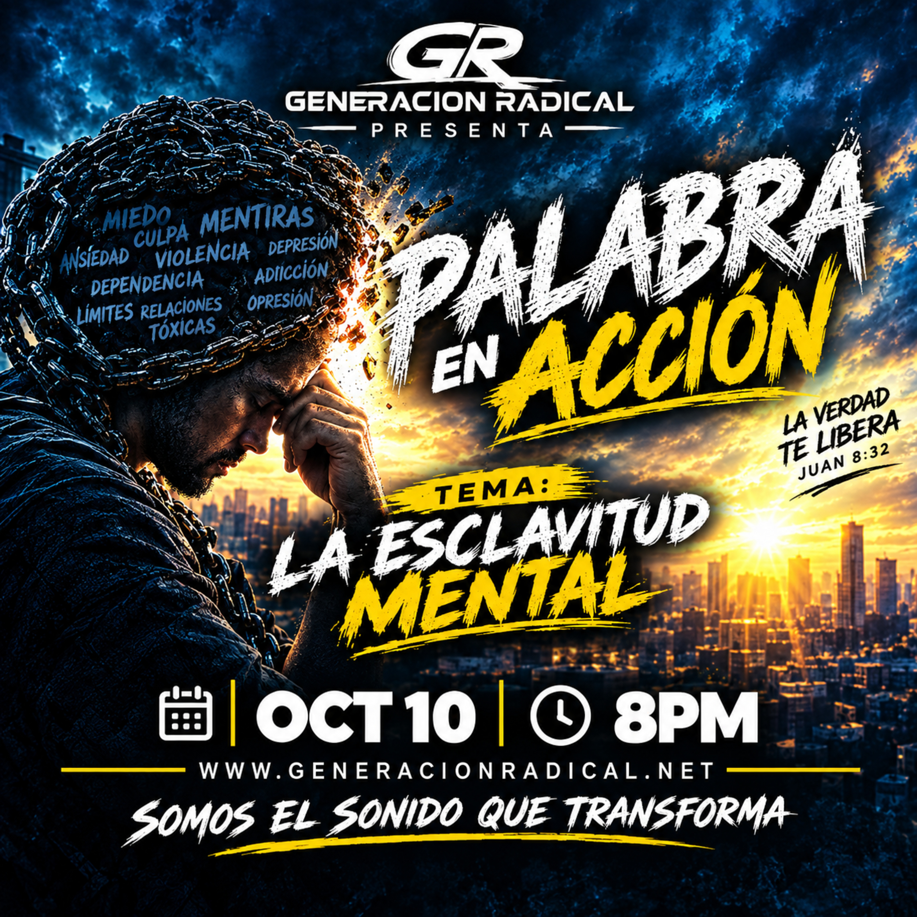 Palabra en Accion Tema: La Esclavitud Mental por Luis Pagán