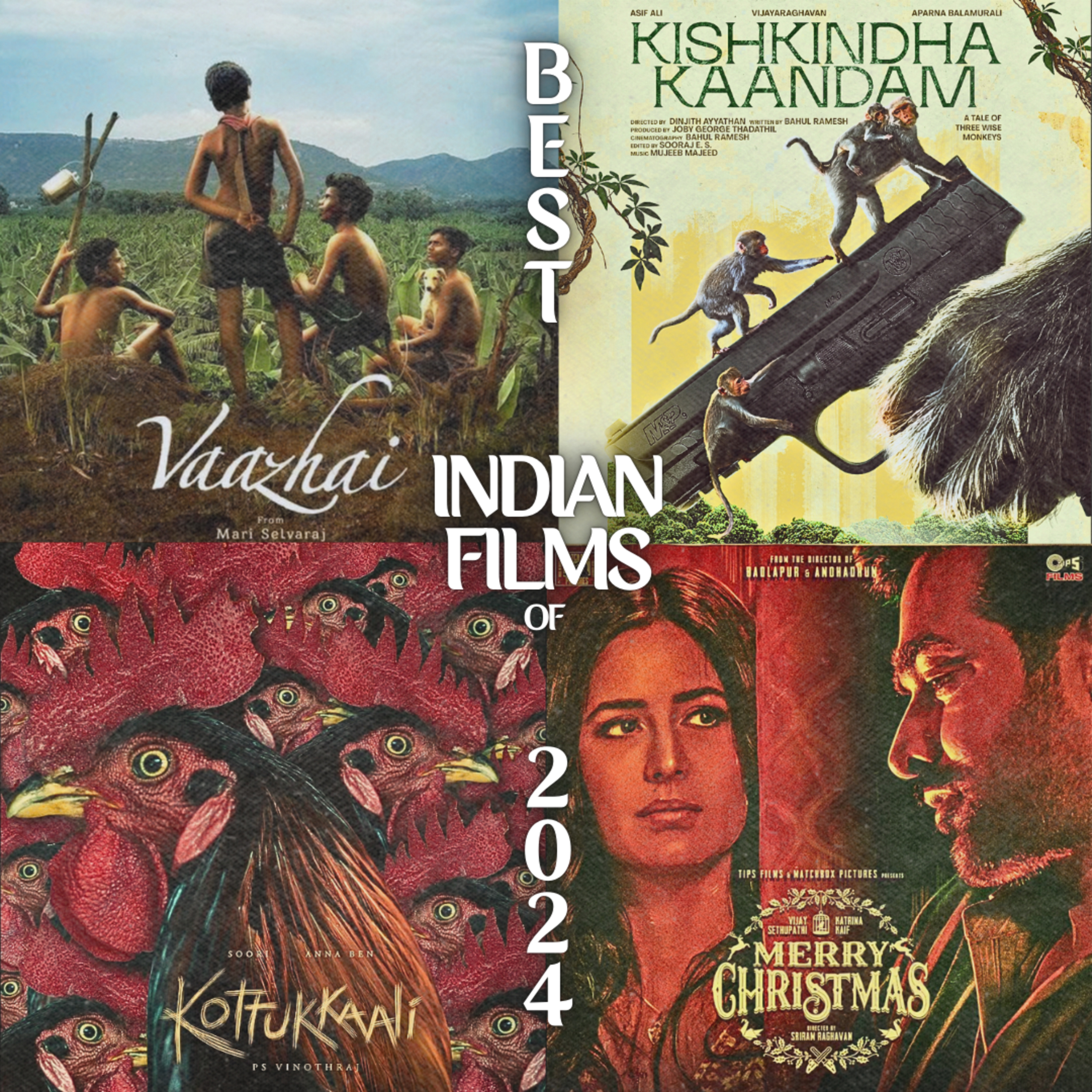Best Indian Films of 2024! | Vaazhai, Kottukkaali, Kishkindha Kaandam, Merry Christmas & many more! #144 episode artwork