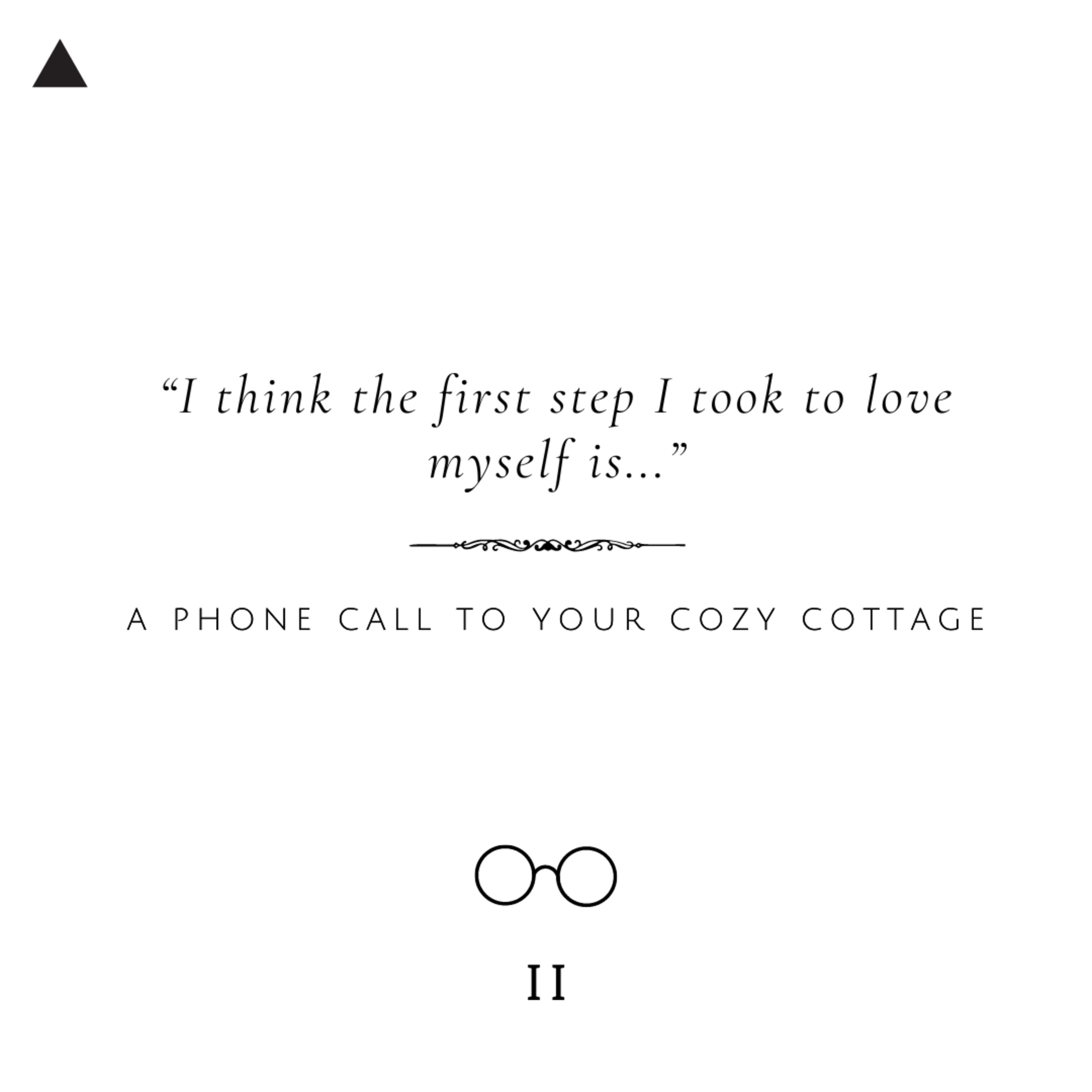 TMG - 2 (a phone call to your cozy cottage)