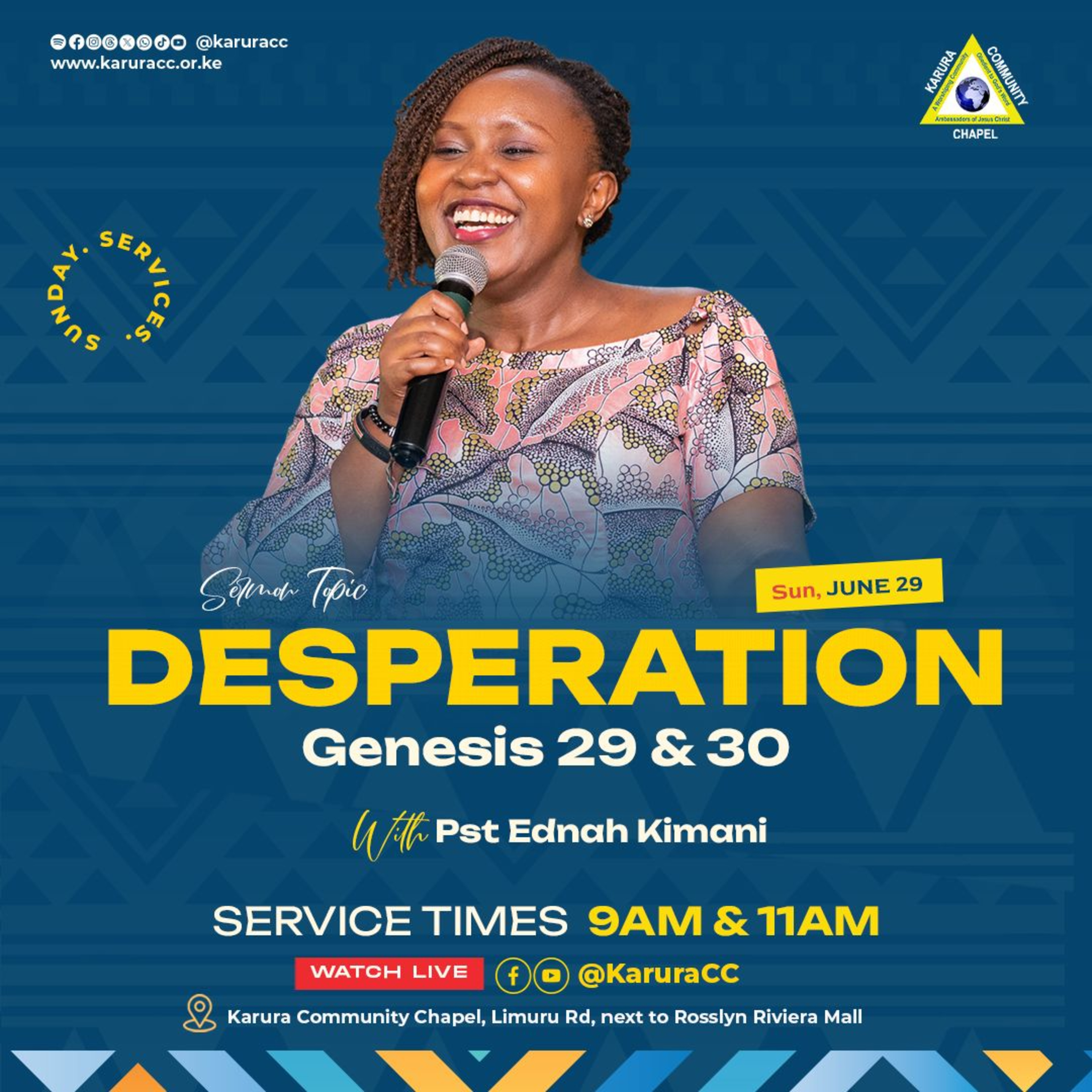 Desperation ｜ Sermon by Pst. Ednah Kimani ｜Genesis 29 & 30 episode artwork