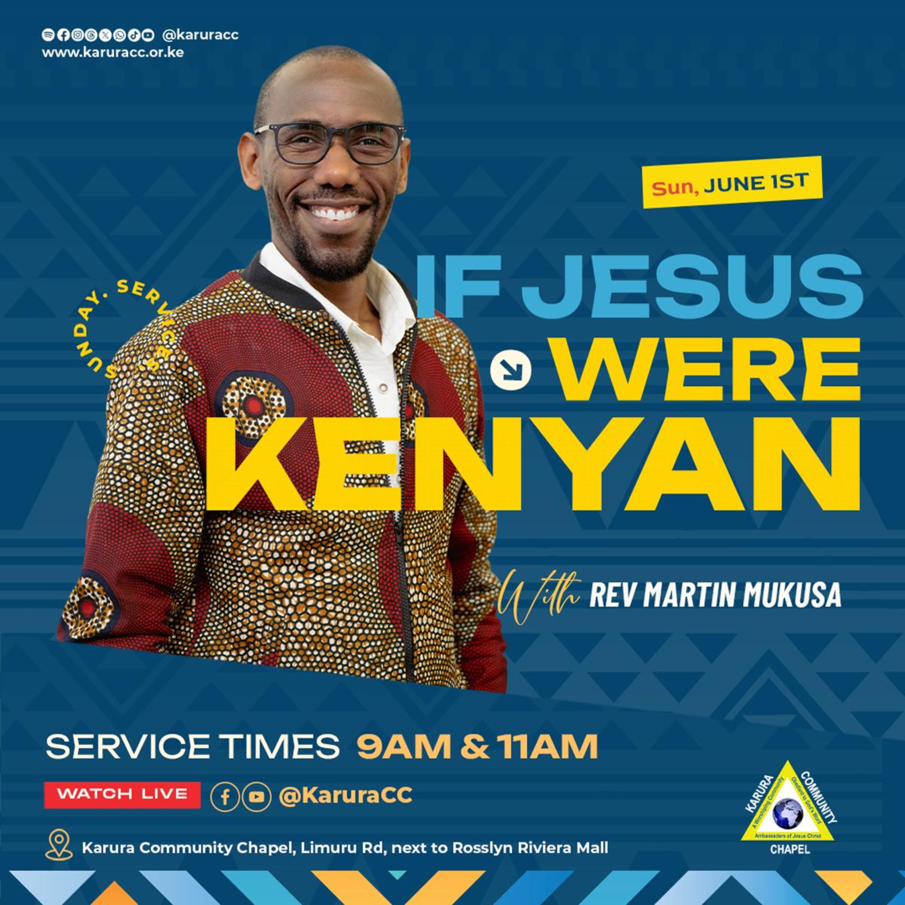 If Jesus Were Kenyan ｜Sermon by Rev. Martin Mukusa. episode artwork