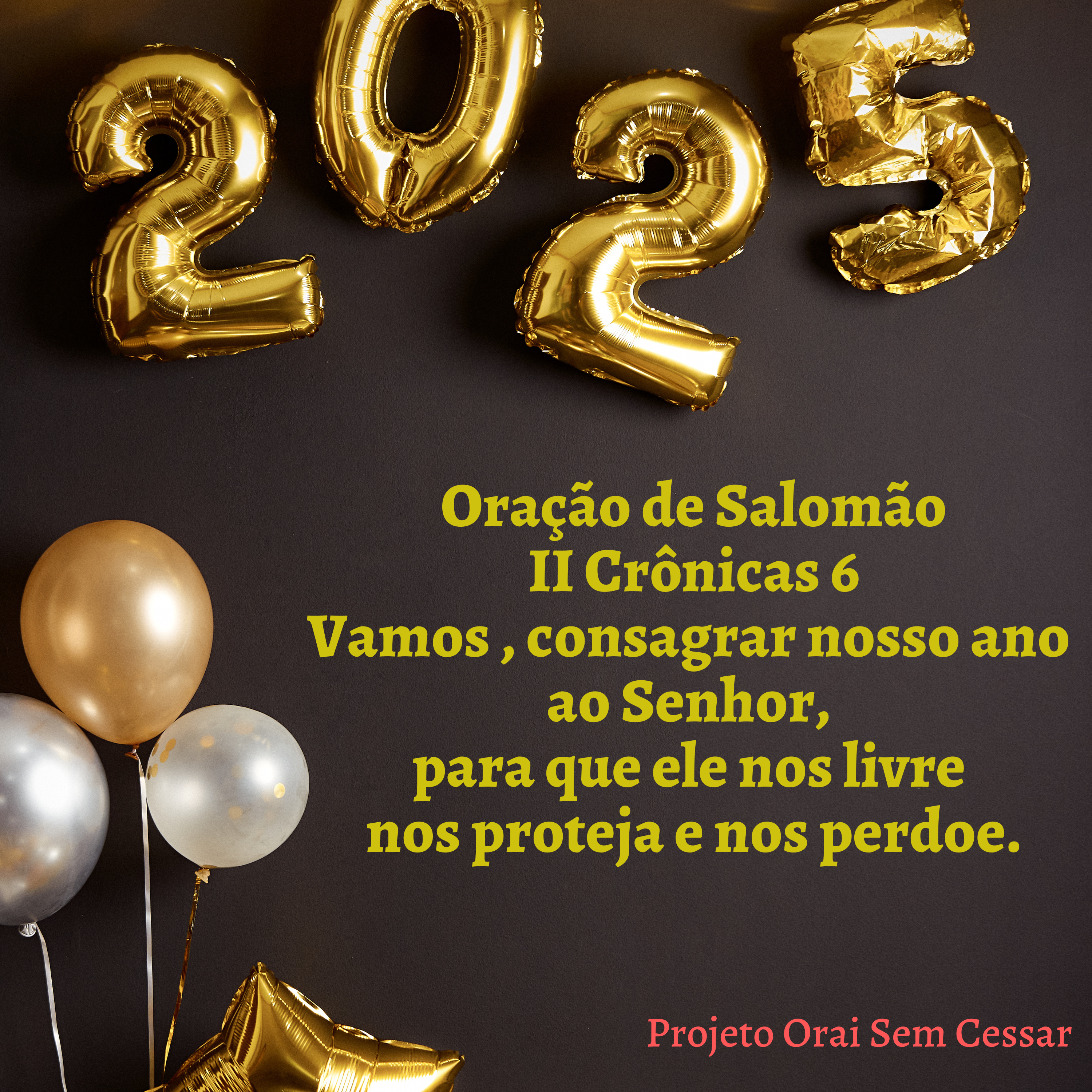 Oração de Salomão: Consagrando o ano de 2025 ao Senhor, para que ele nos livre, proteja e perdoe. episode artwork