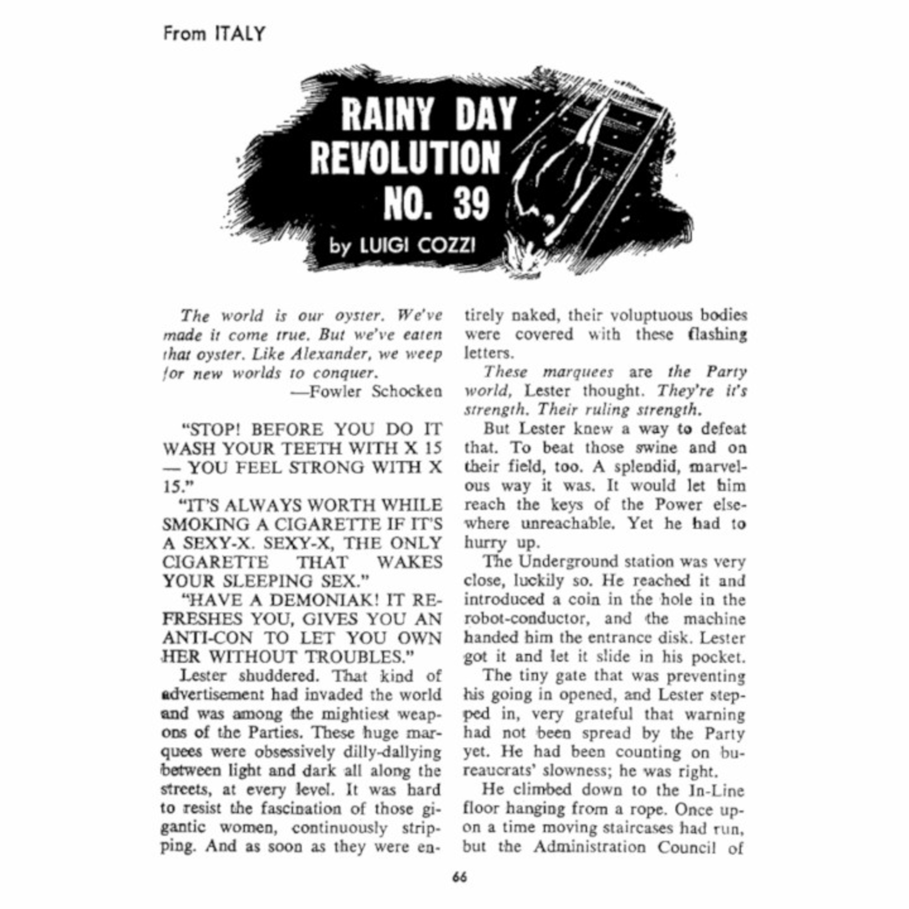 Luigi Cozzi - "Rainy Day Revolution No. 39" (1965) | Chrononauts Episode 54.2 episode artwork