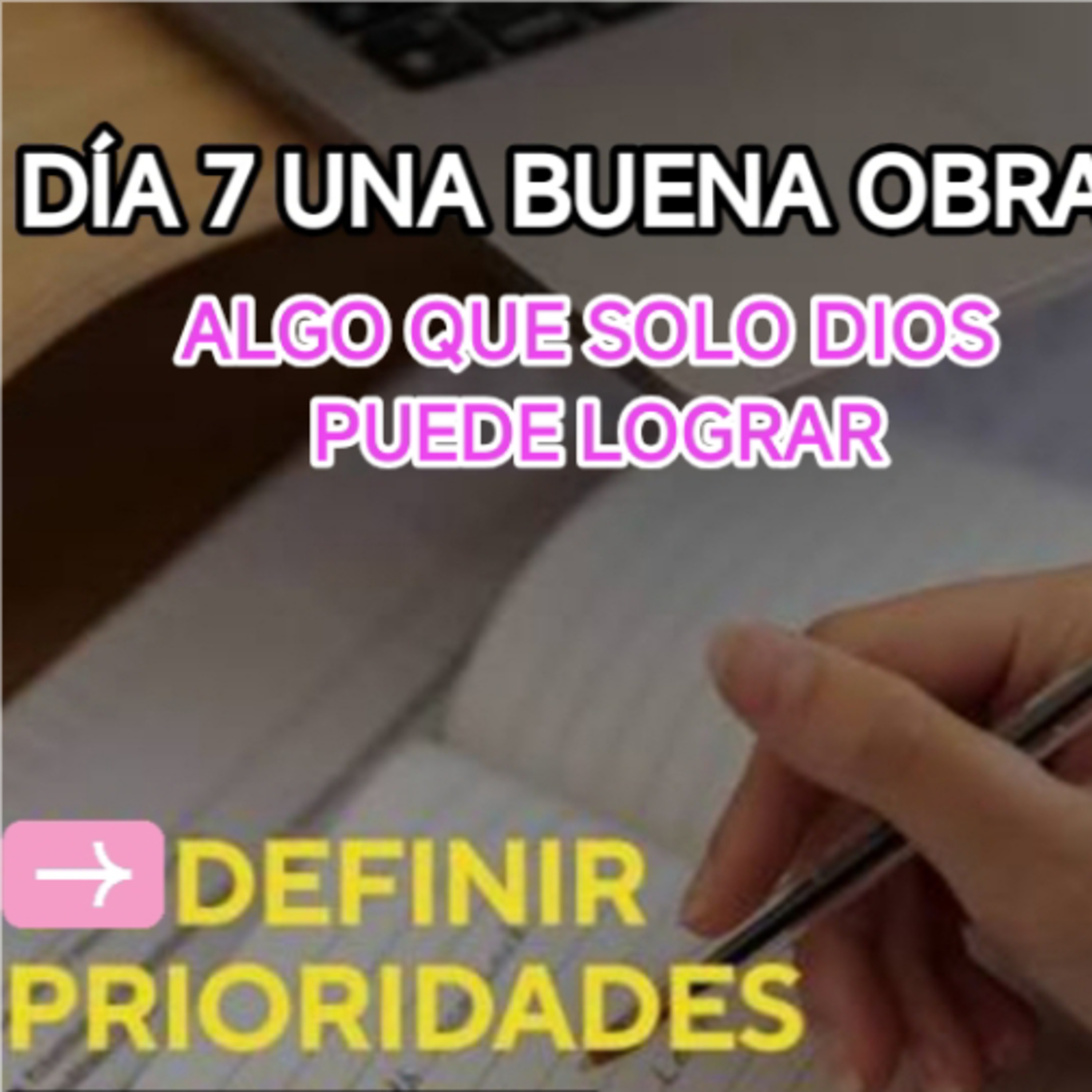 Dia 7 UNA BUENA OBRA (Kristen Feola) episode artwork
