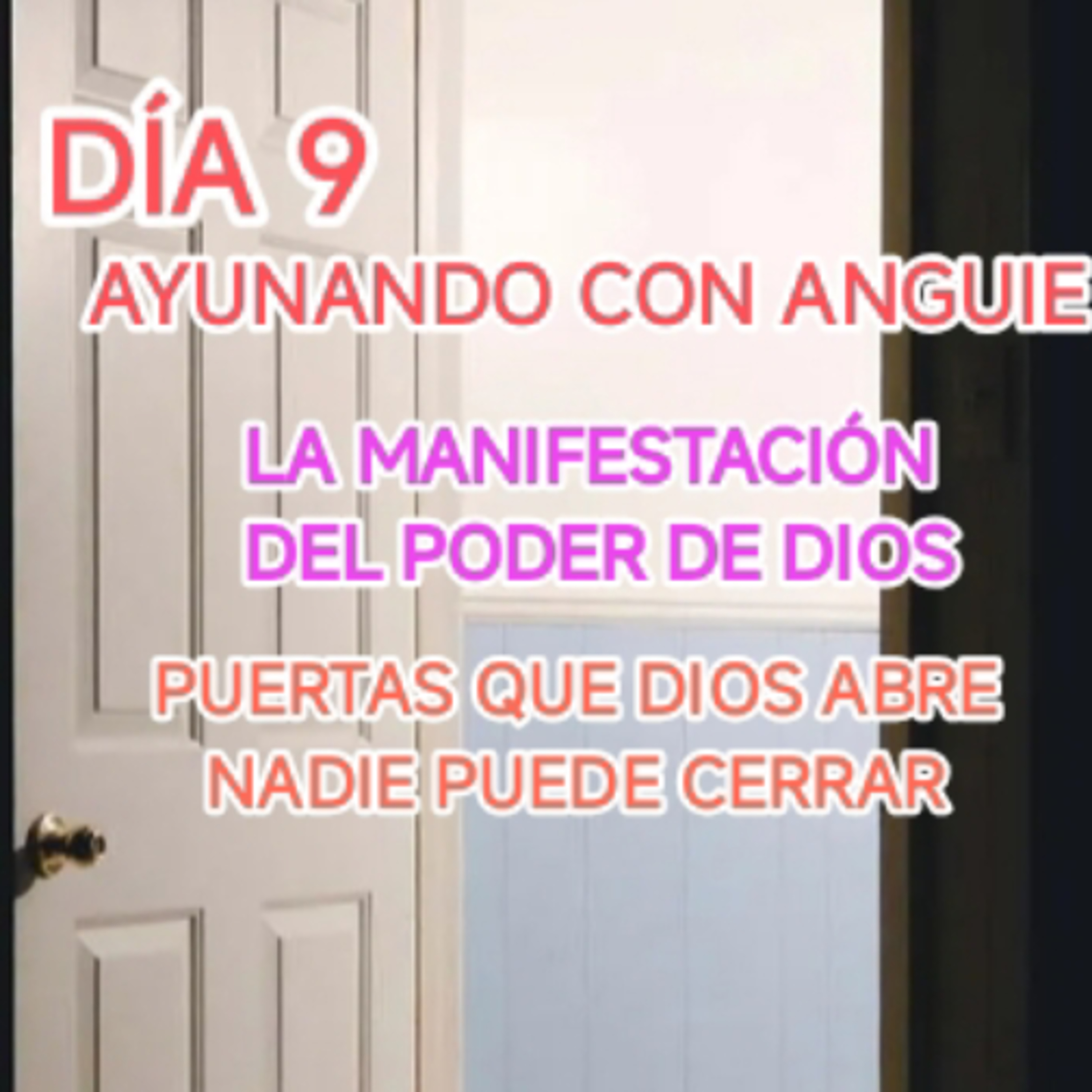 Dia 9 
LA MANIFESTACIÓN 
DEL PODER DE DIOS
PUERTAS QUE DIOS ABRE 
Y NADIE PUEDE CERRAR episode artwork