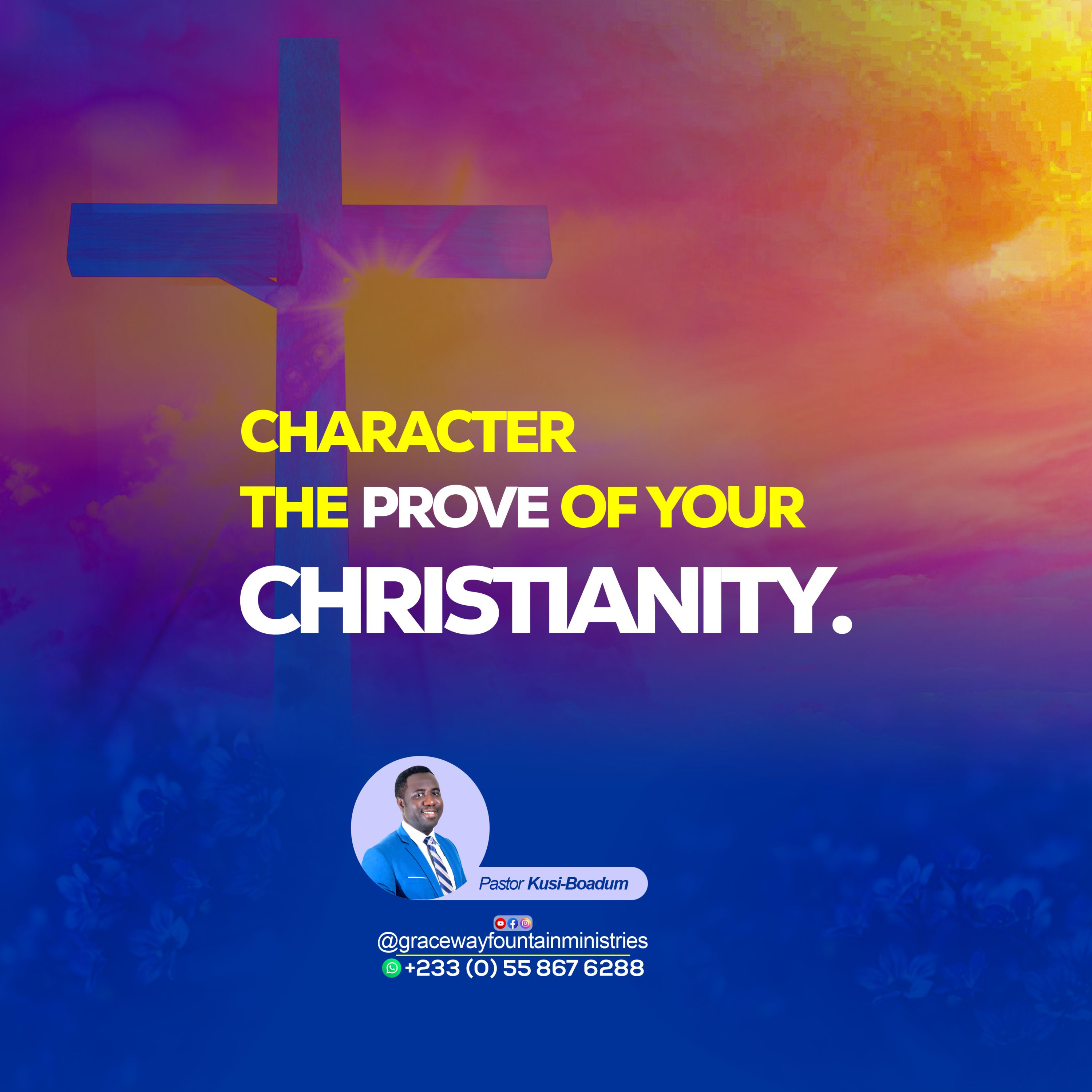 CHARACTER THE PROVE OF YOUR CHRISTIANITY  episode artwork