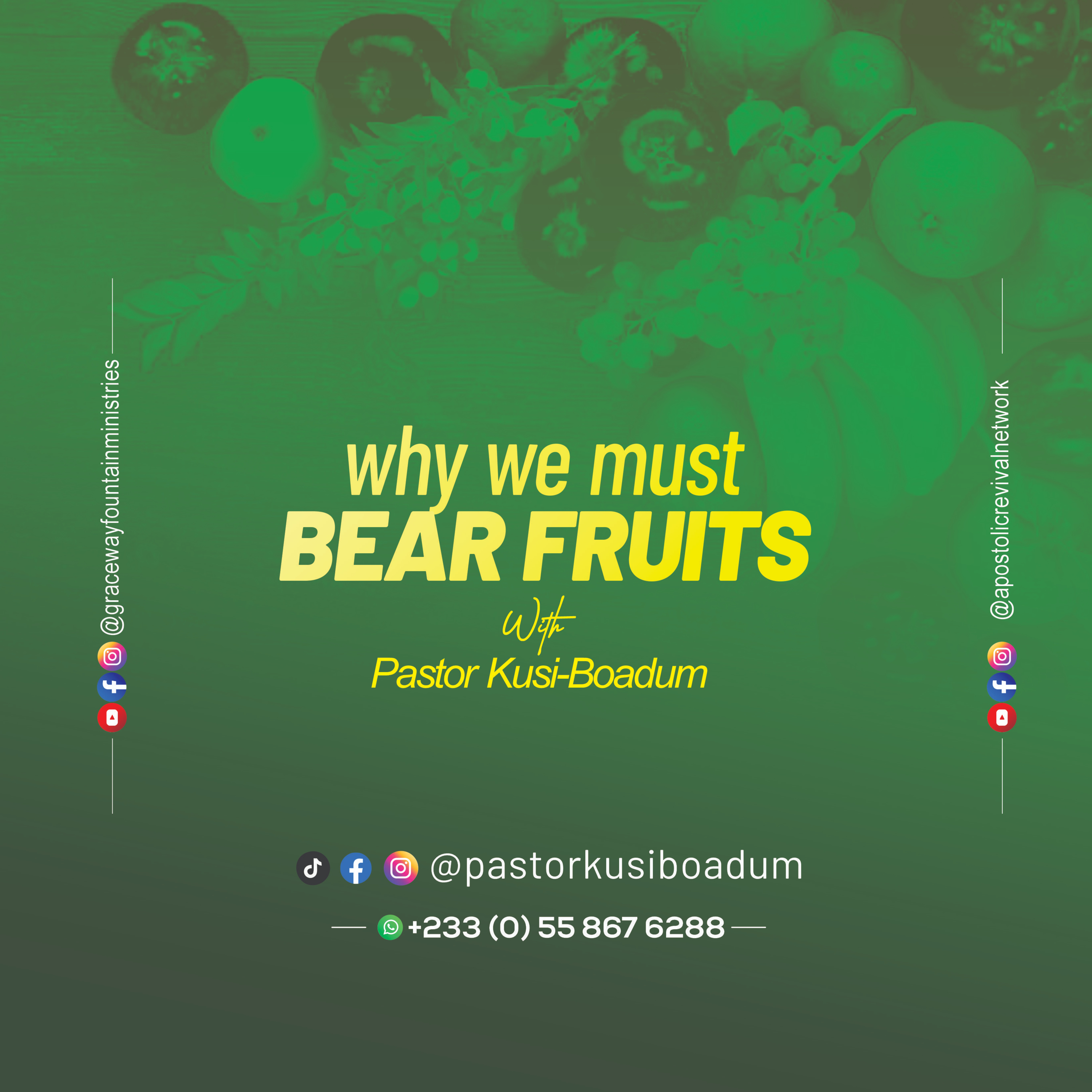 WHY WE MUST BEAR FRUITS episode artwork