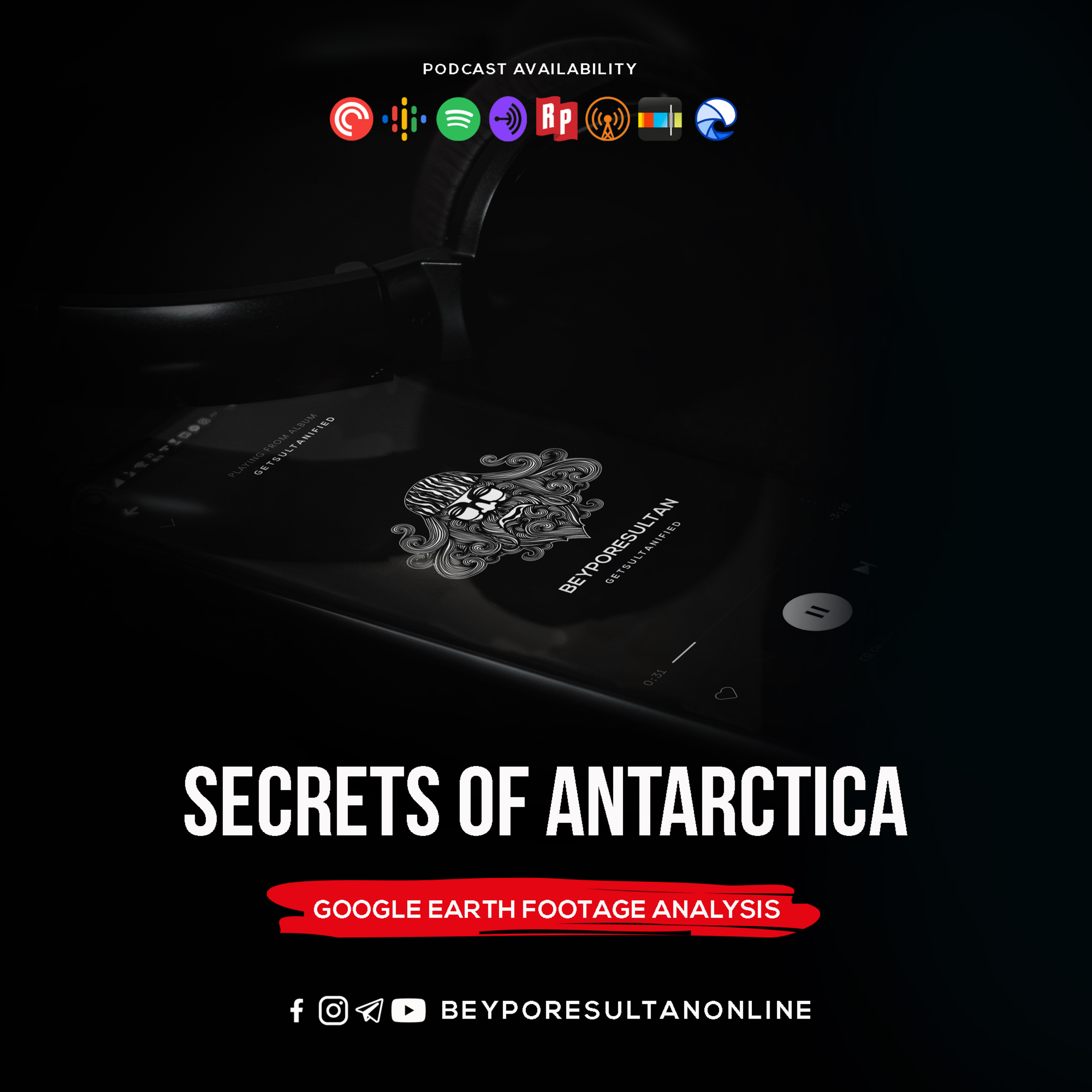 EPISODE 111 - SECRETS OF ANTARCTICA | GOOGLE EARTH FOOTAGE ANALYSIS | MALAYALAM PODCAST BEYPORESULTAN