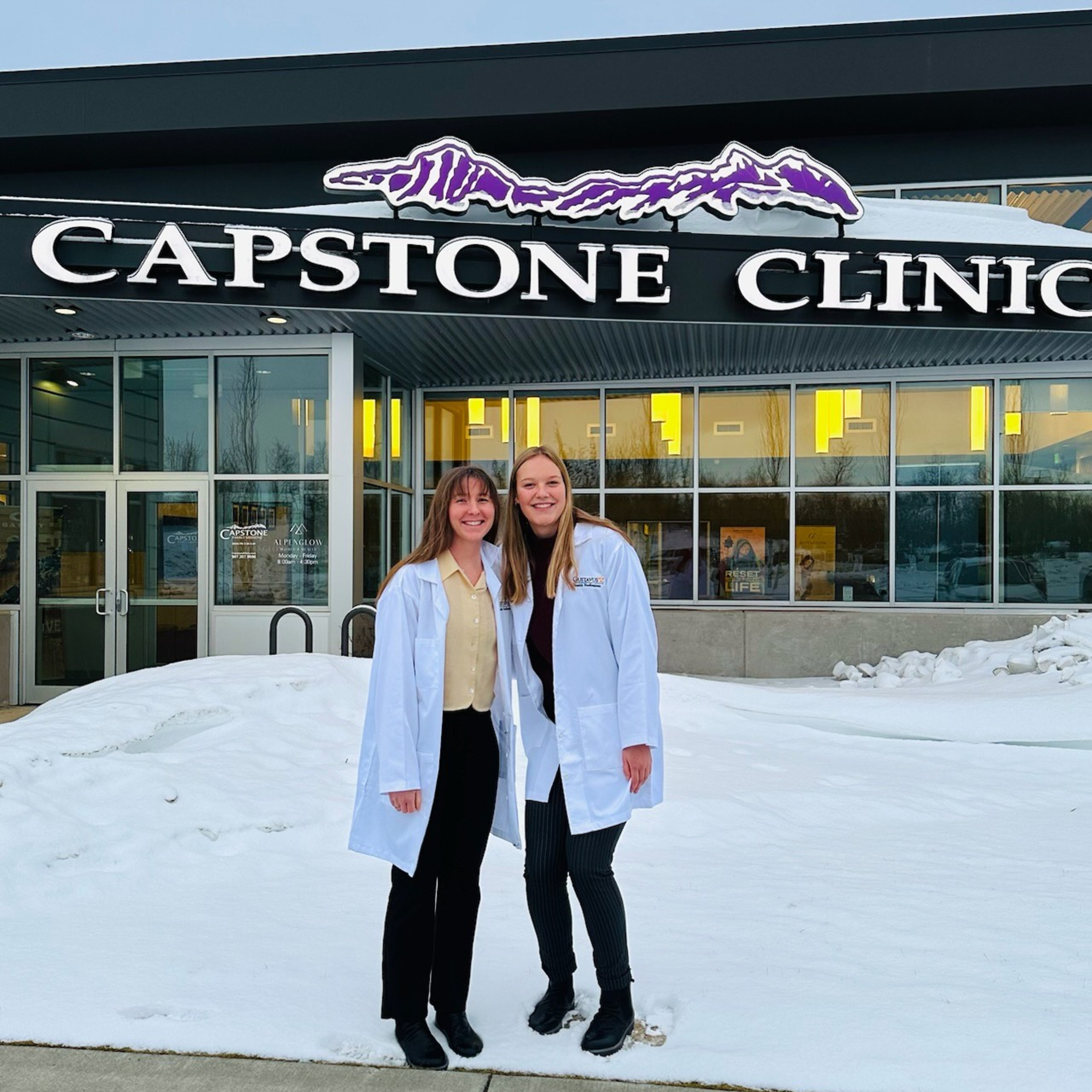 Annika Reierson and Christina Schmidt with the Alaska Experience - January Term Career Exploration episode artwork