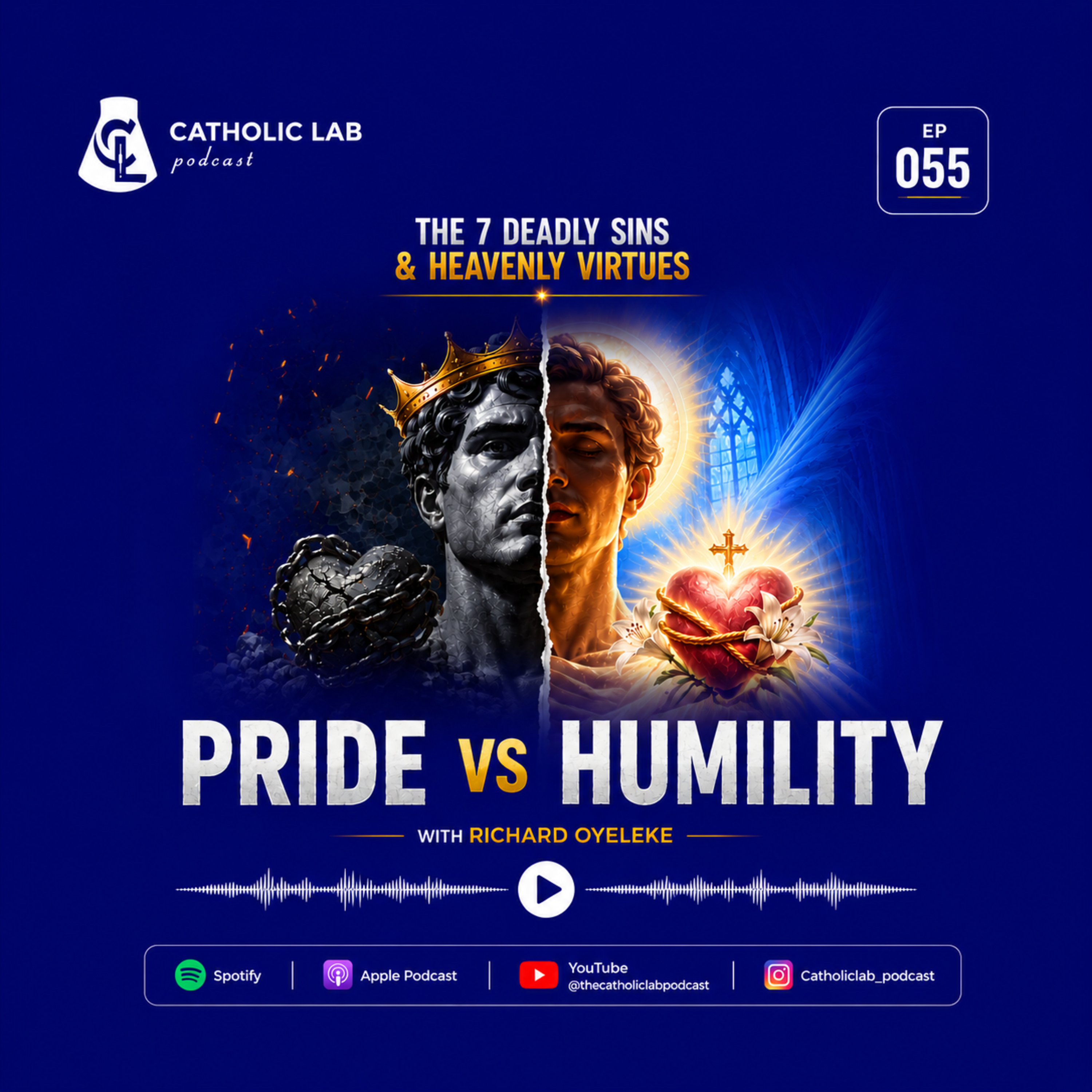 055_The 7 Deadly Sins and Heavenly Virtues_Pride vs Humility episode artwork
