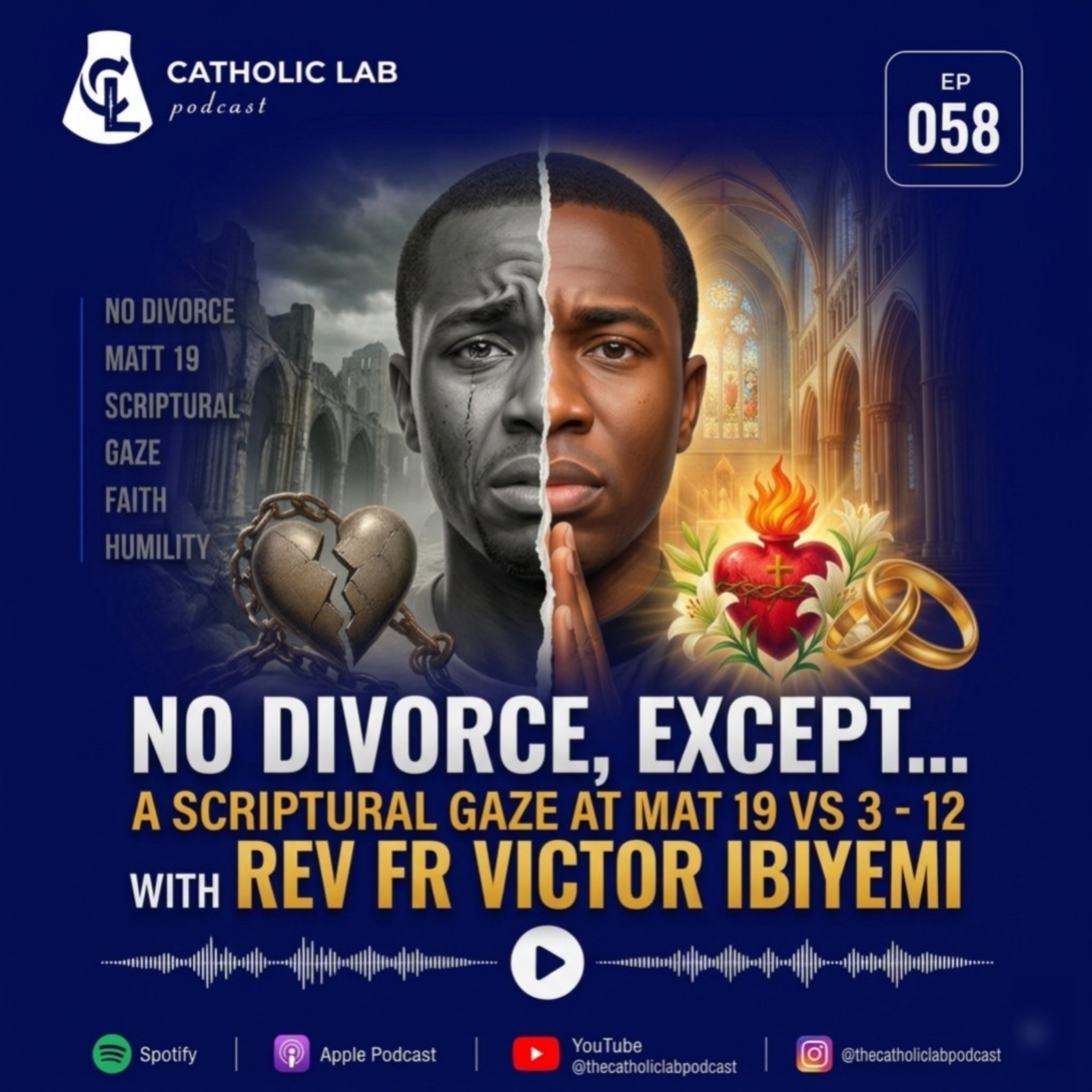 058_No Divorce, Except _ A Scriptural Gaze At Mat 19 vs 3-12 episode artwork