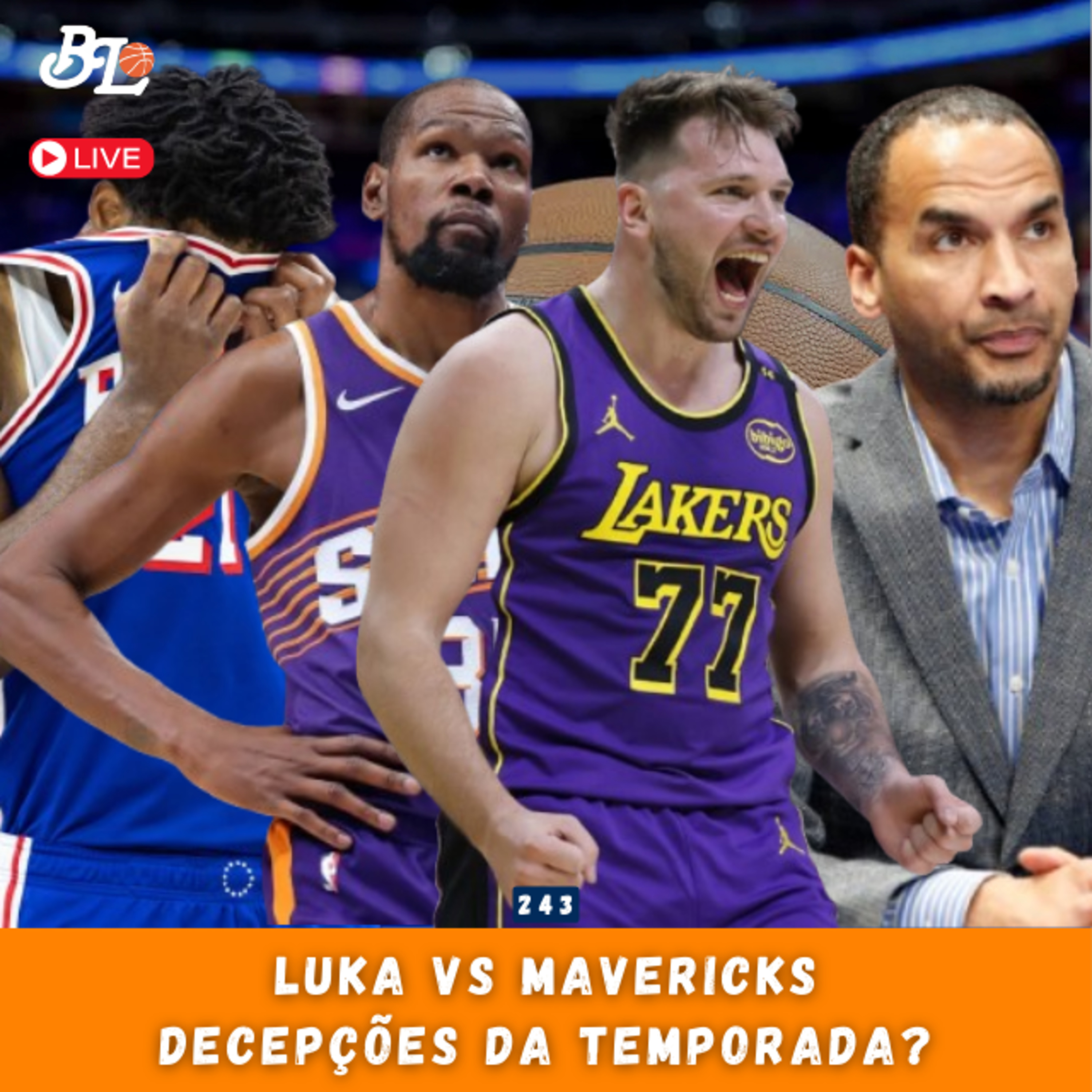 Podcast #243 - Luka Doncic vs Mavs & Pesadelos de Suns e Sixers episode artwork