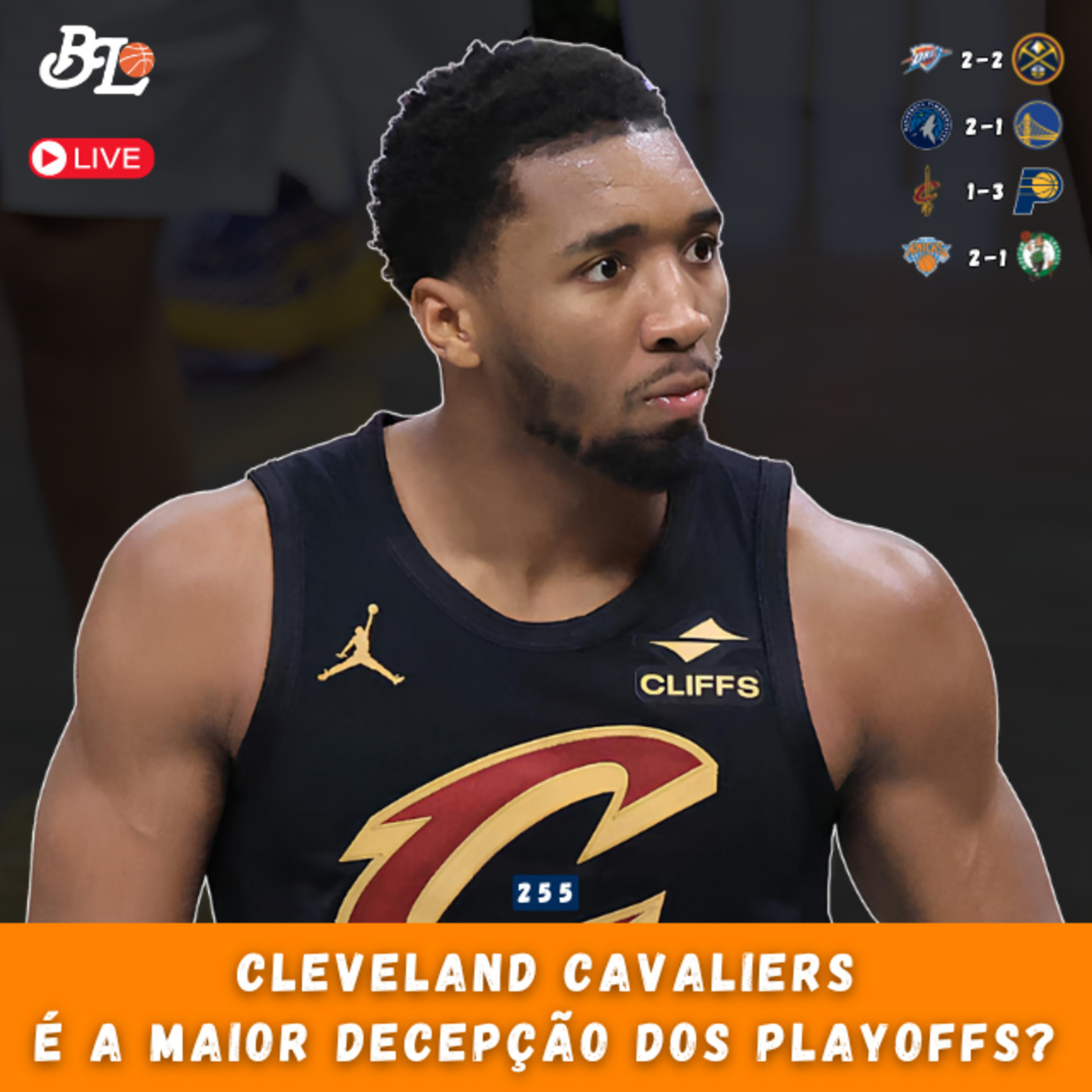 Podcast #255 - Pacers detona o Cavs & Empate em Thunder x Nuggets episode artwork