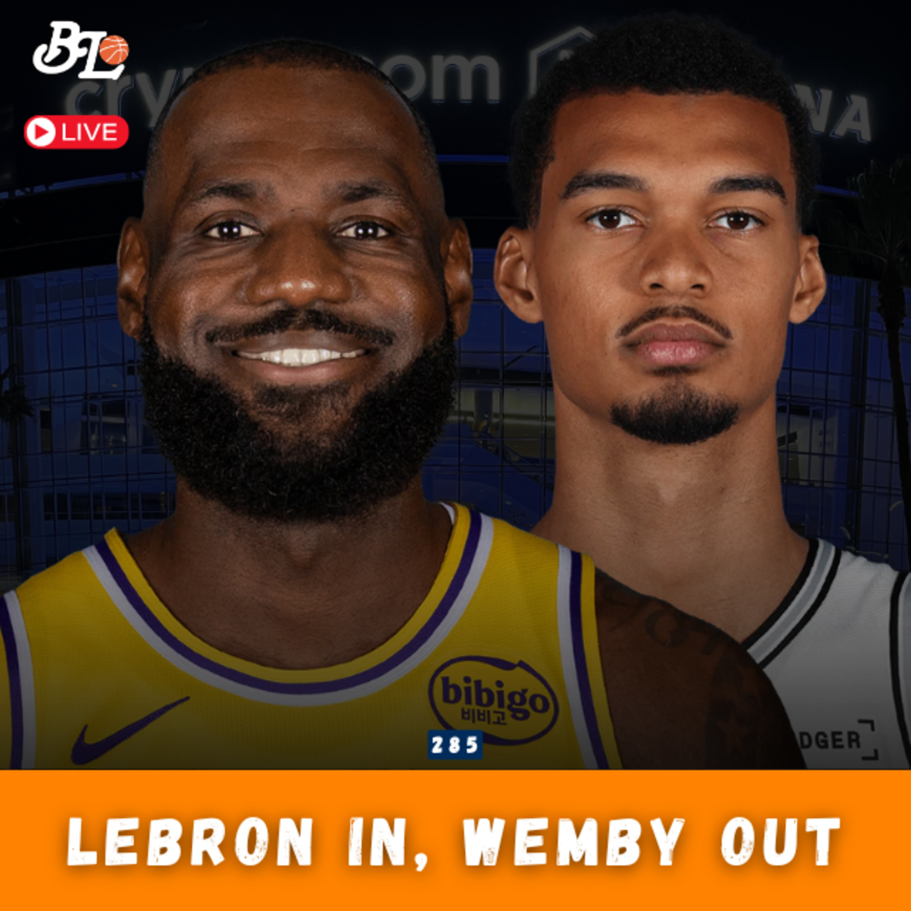 Podcast #285 - LeBron James de volta e Victor Wembanyama lesionado