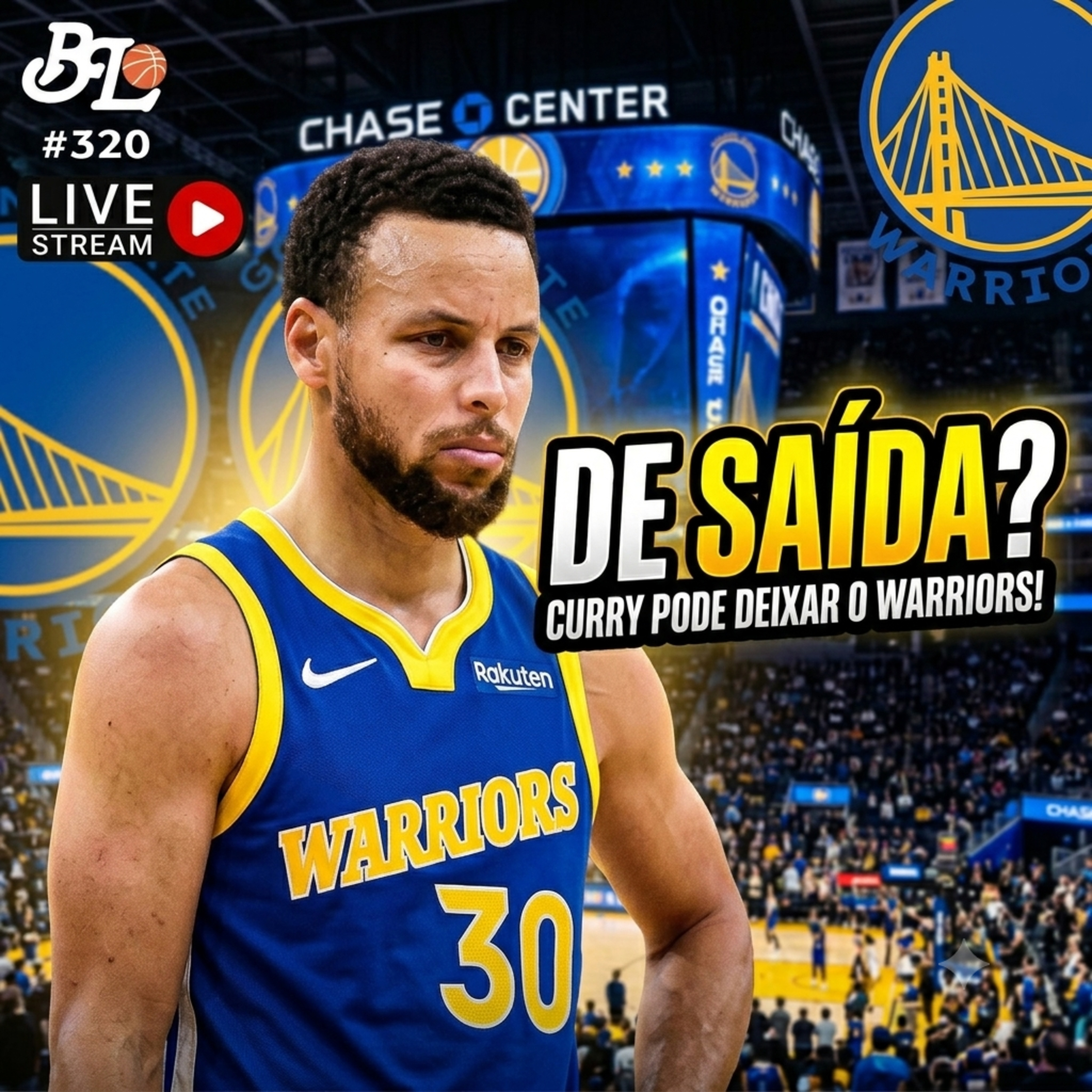 Podcast #320 - O fim de uma era? Rumores sobre Stephen Curry + Mercado de Free Agents da NBA! episode artwork