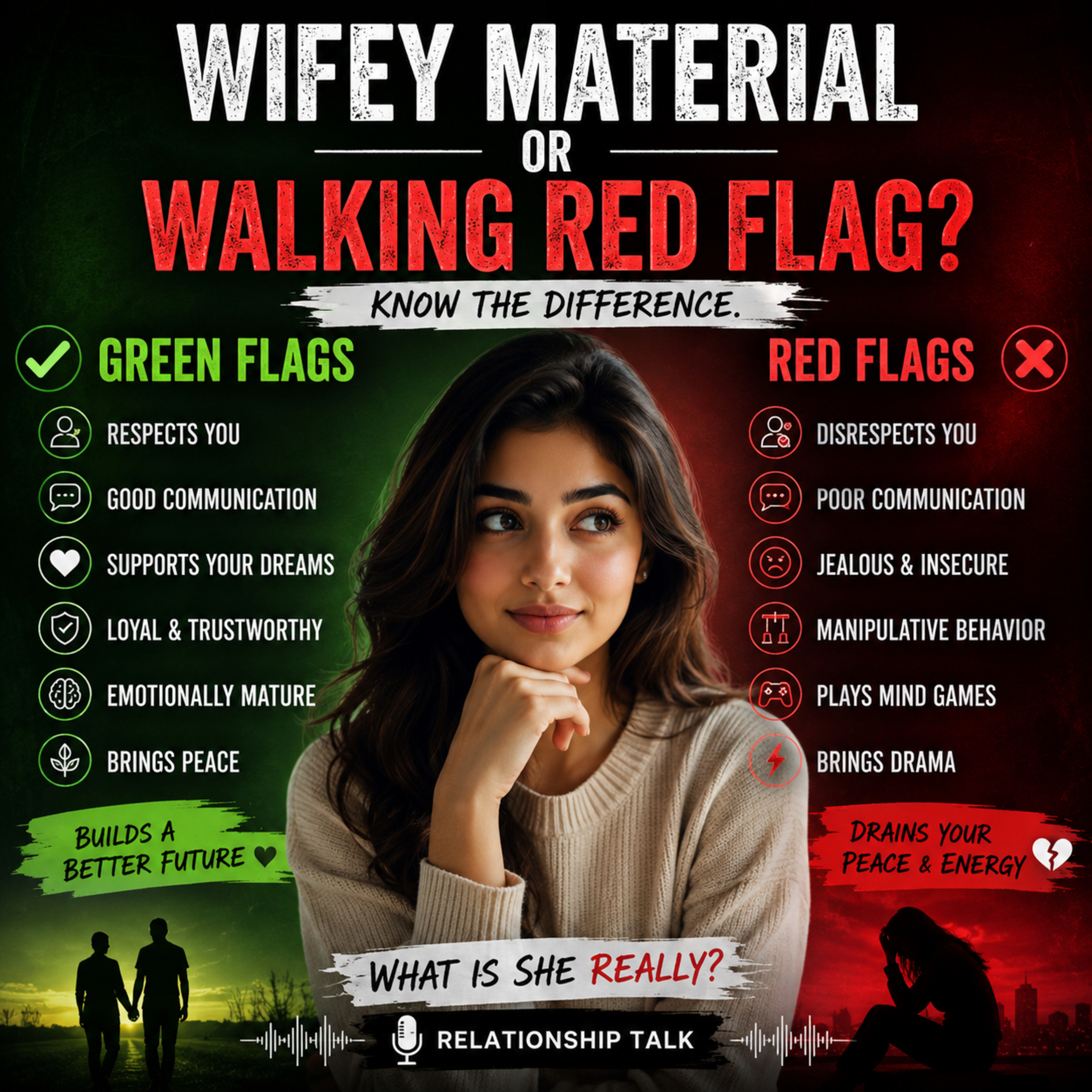 Wifey Material or Red Flag? The Green Flags Every Man Should Notice episode artwork