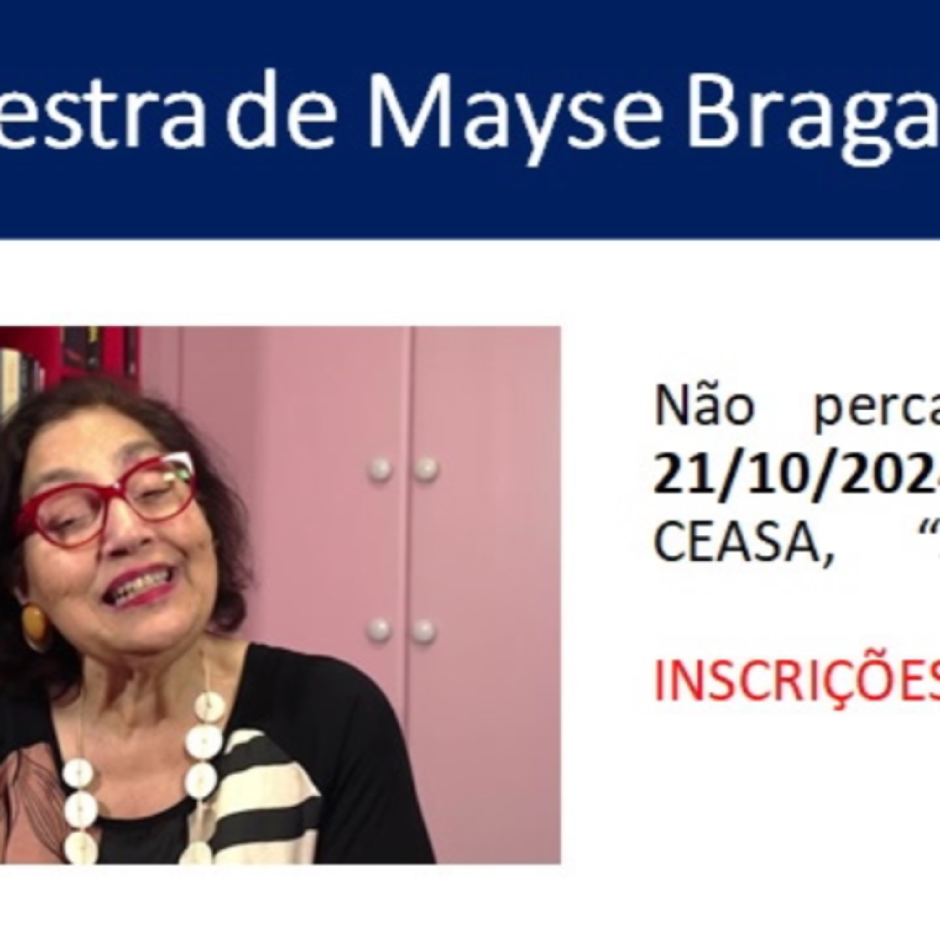 Jesus e dificuldades - 21.10.2024 - Mayse Braga episode artwork