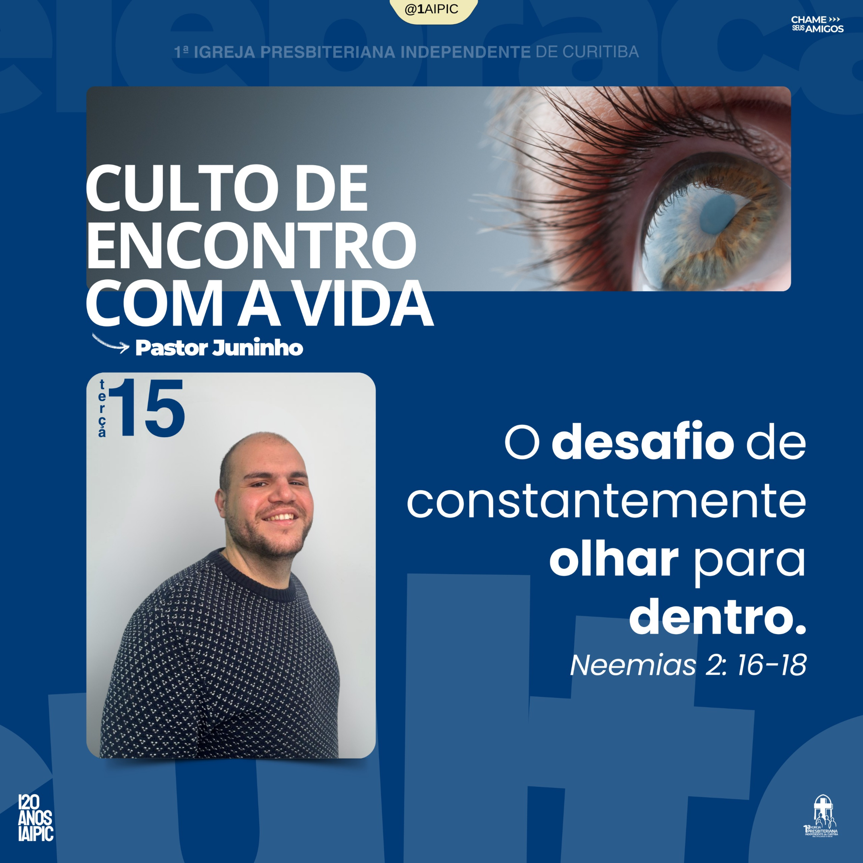 Culto 15/07/2025 – O Desafio de Constantemente Olhar para Dentro episode artwork