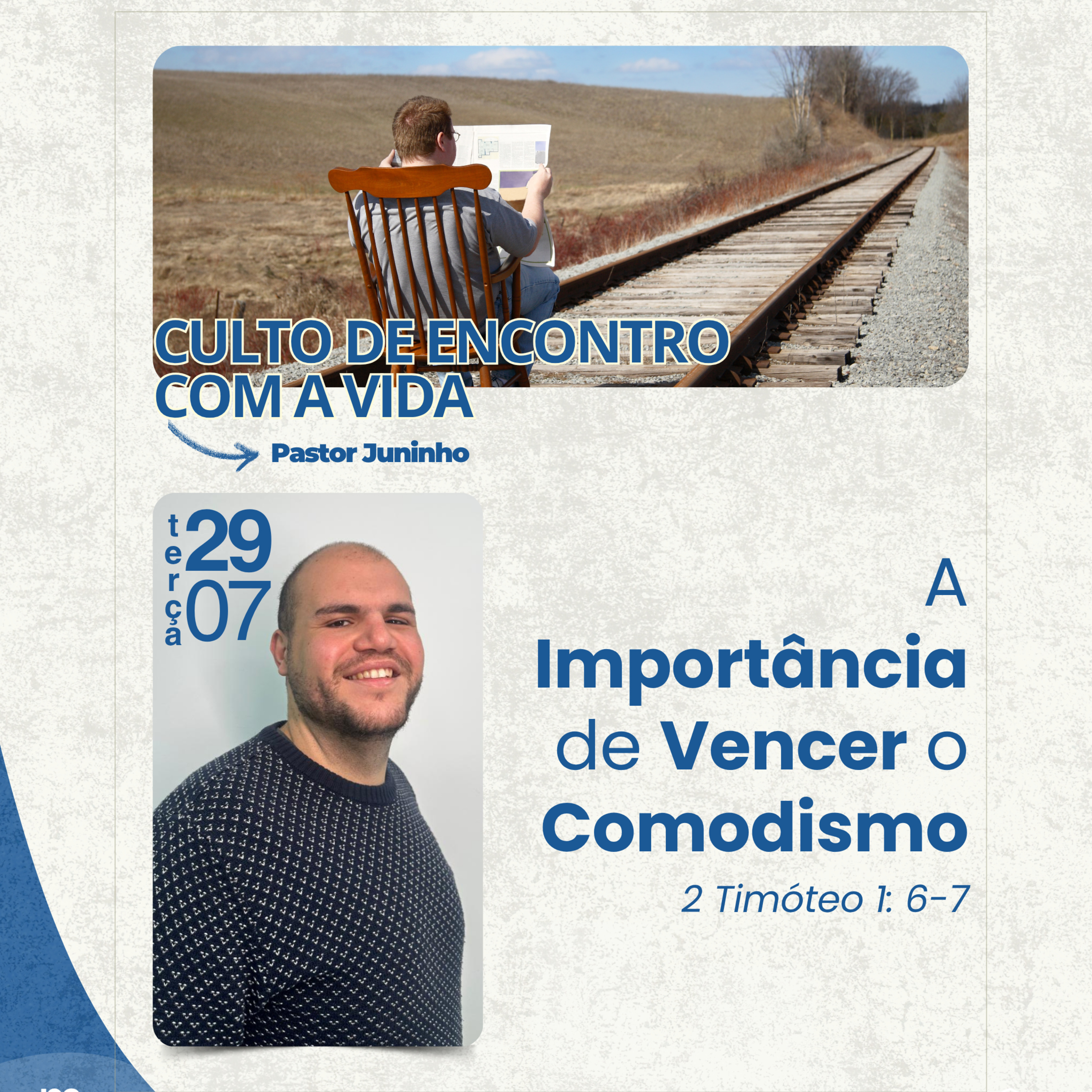 Culto 29/07/2025 – A Importância de Vencer o Comodismo episode artwork
