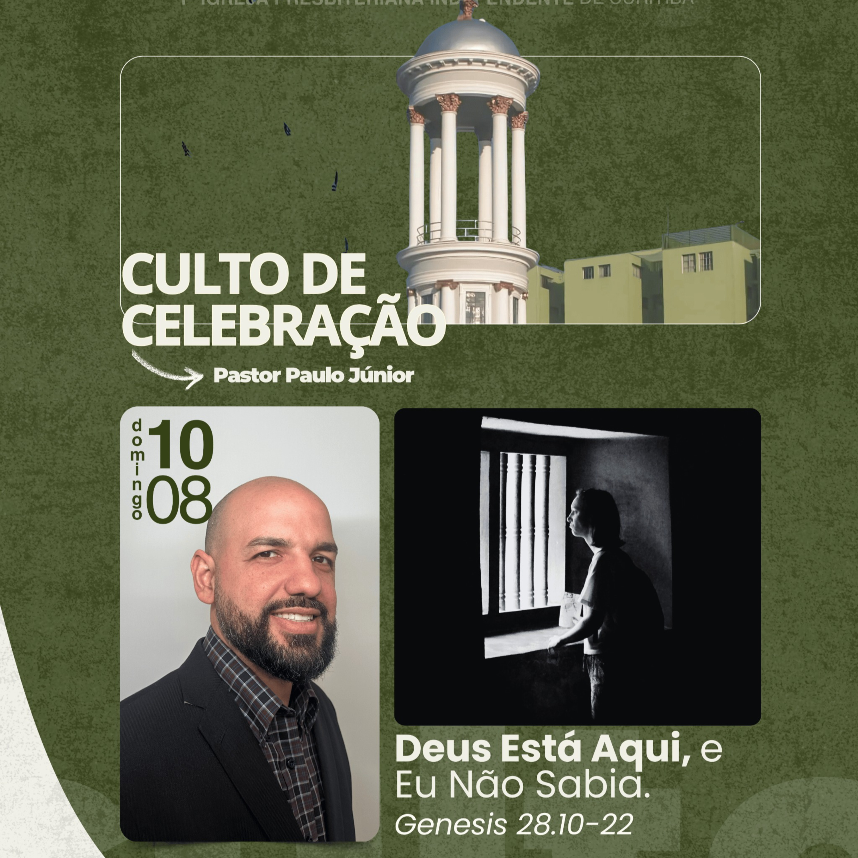 Culto 10/08/2025 – Deus Está Aqui, e Eu Não Sabia episode artwork