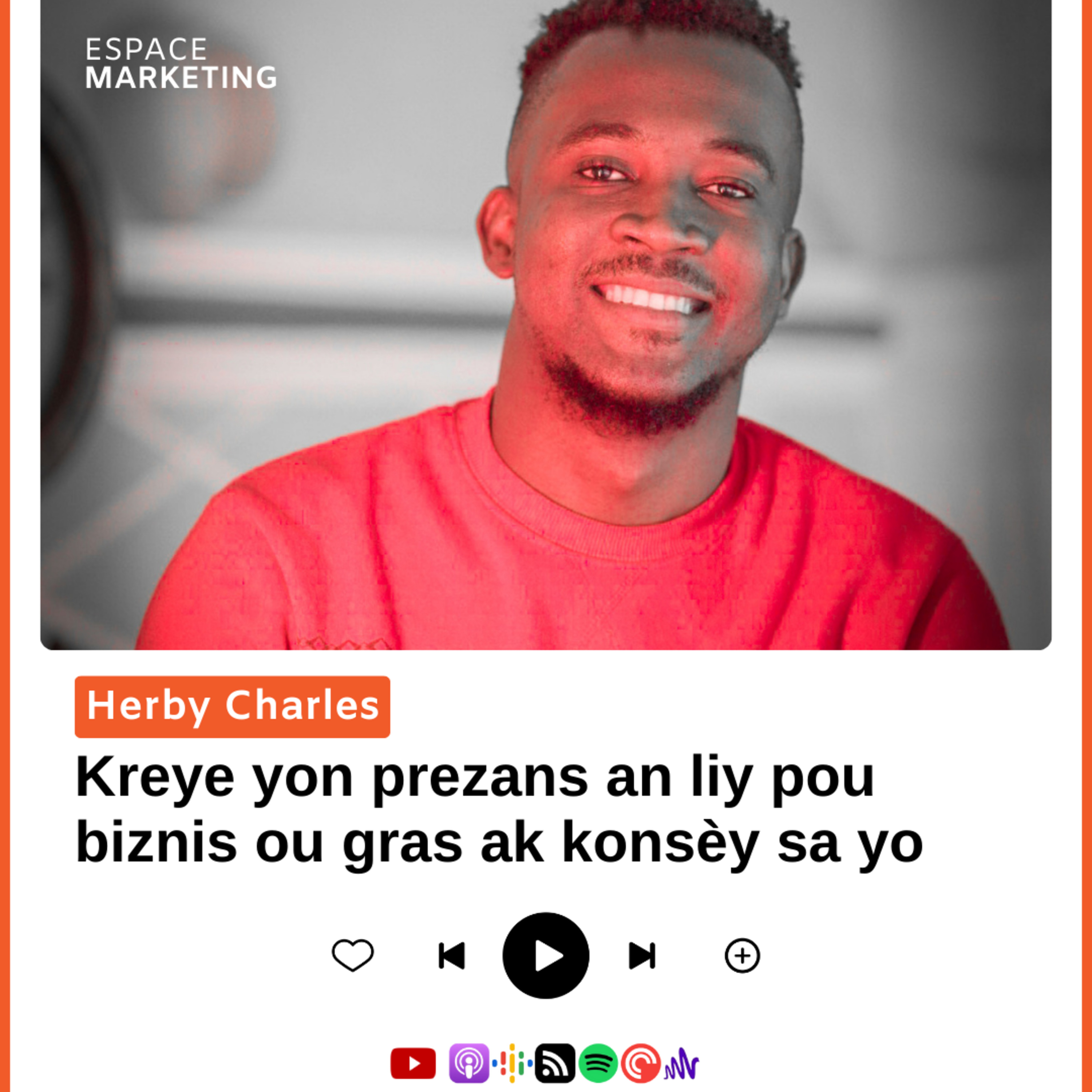 Kreye yon prezans an liy pou biznis ou gras ak konsèy sa yo | Herby Charles episode artwork