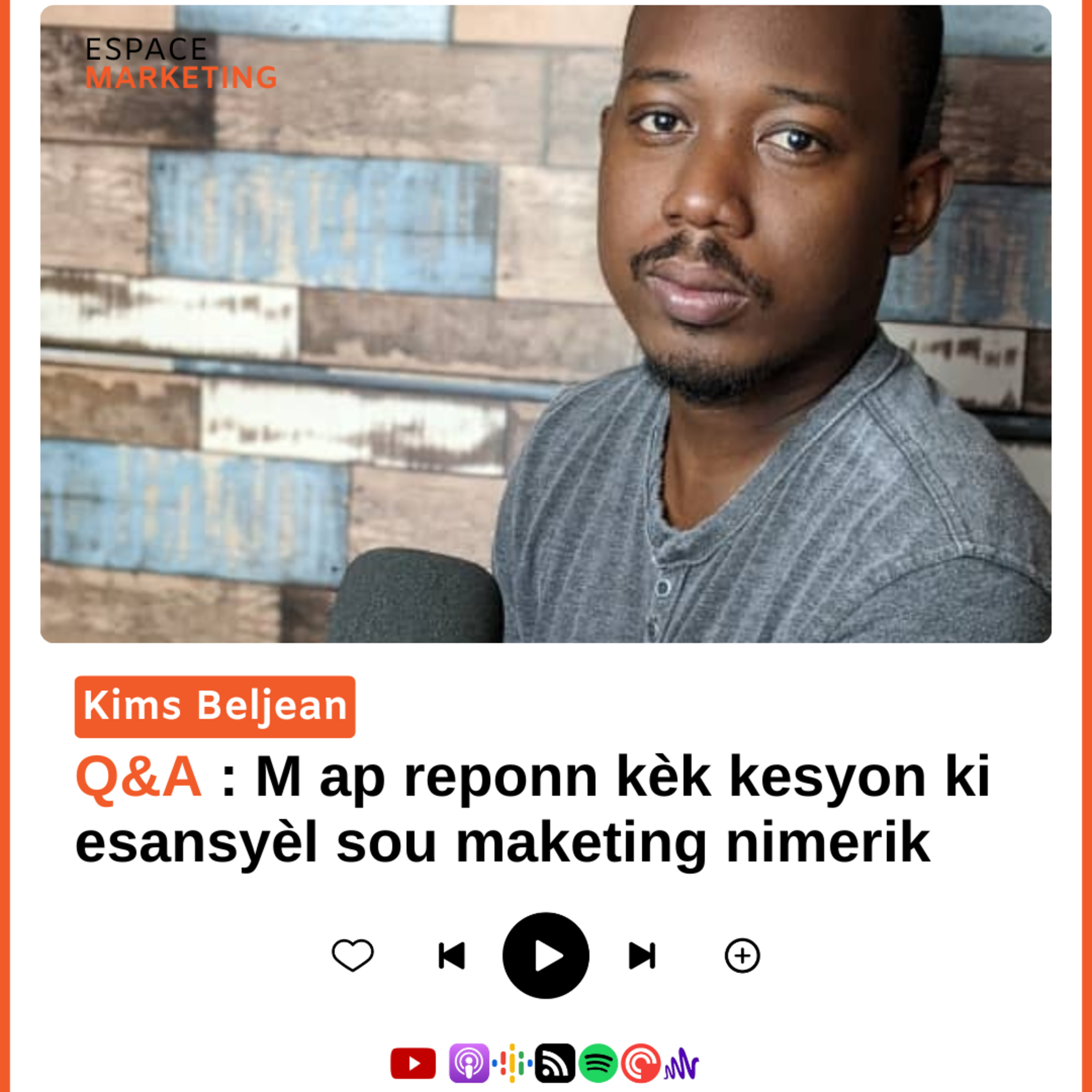 Q&A sou digital marketing : Q&A : Mwen reponn kèk kesyon ki enpotan anpil episode artwork