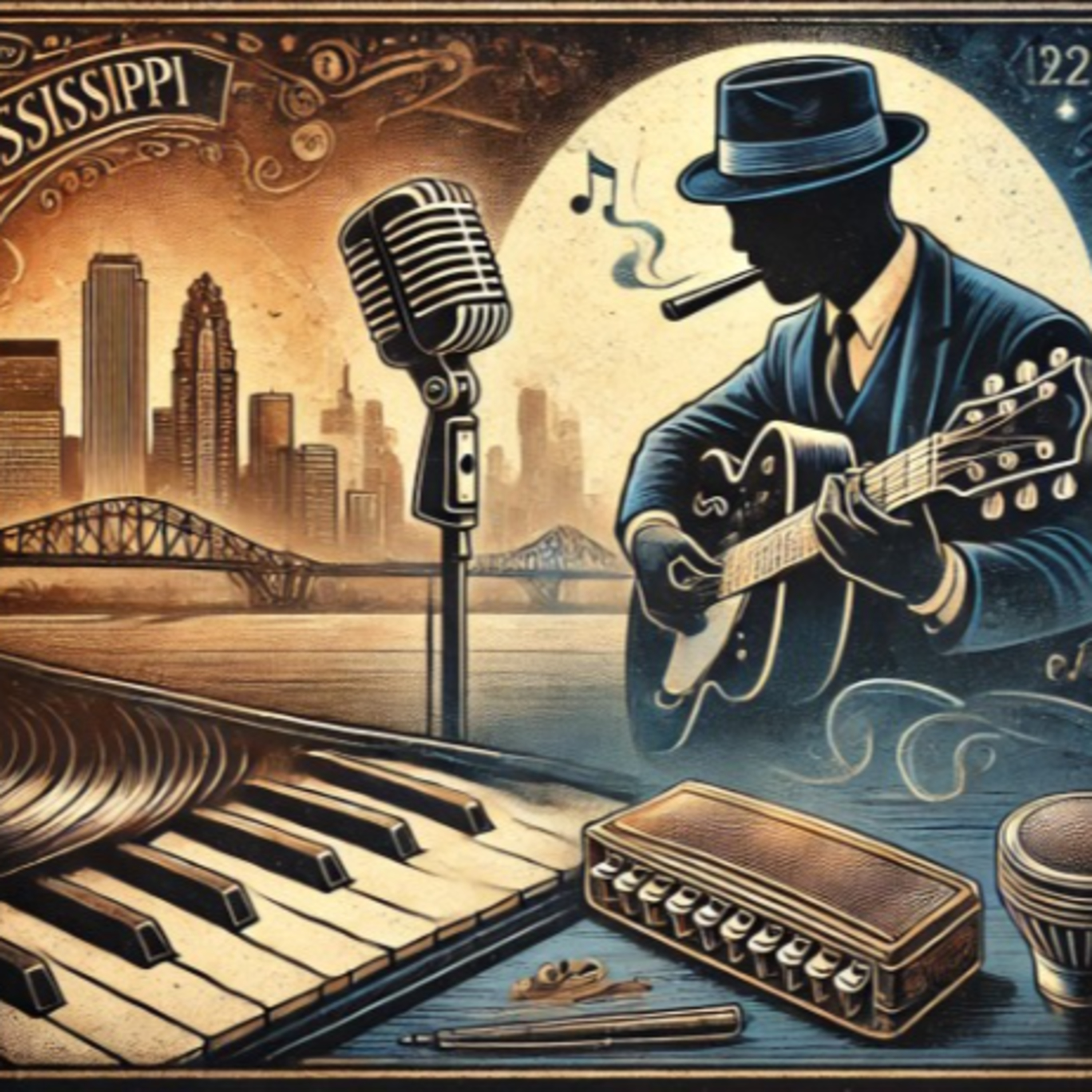 Best English Podcast - Blues: A Quick Journey Through Sound and History episode artwork