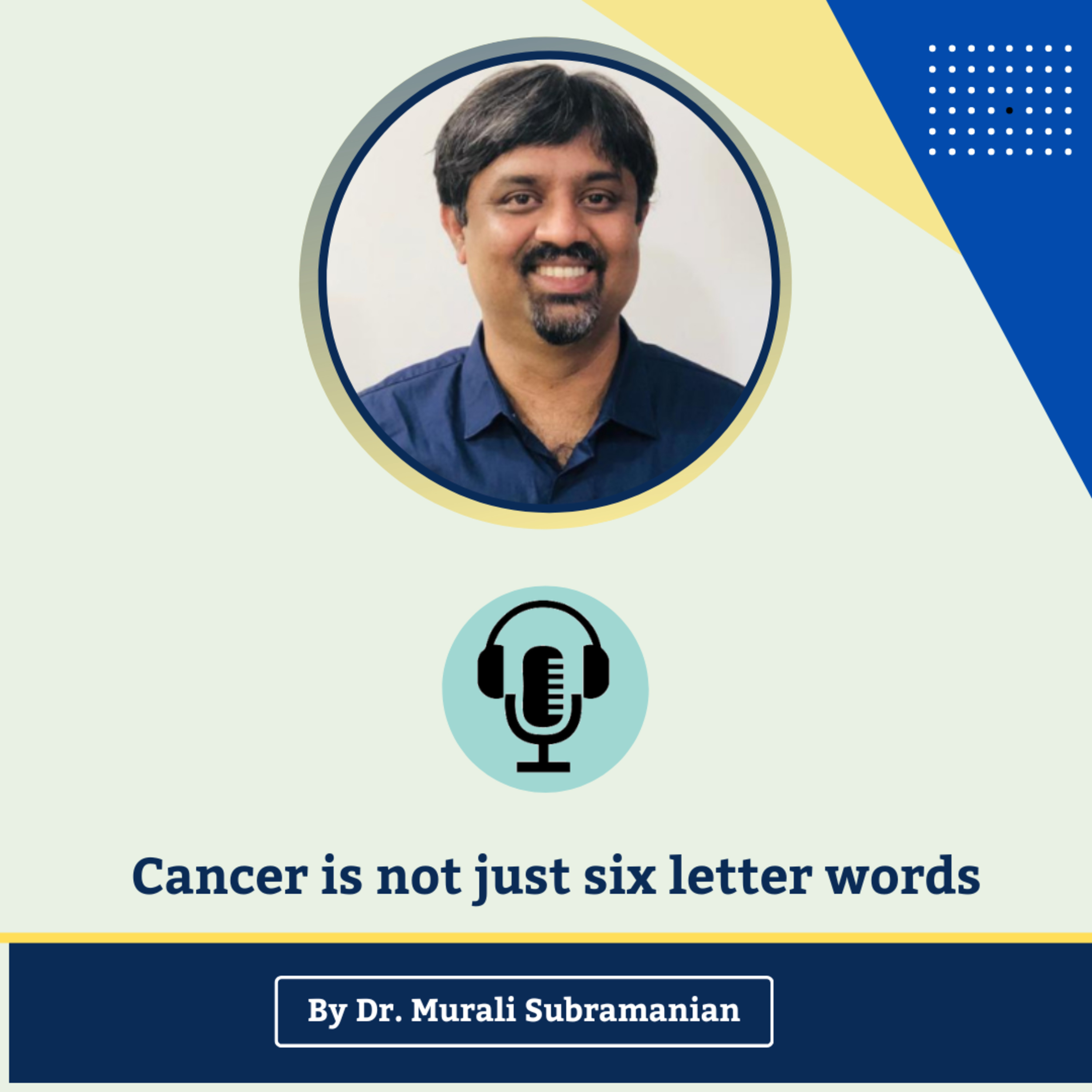 Dr. Murali Subramanian Podcast \