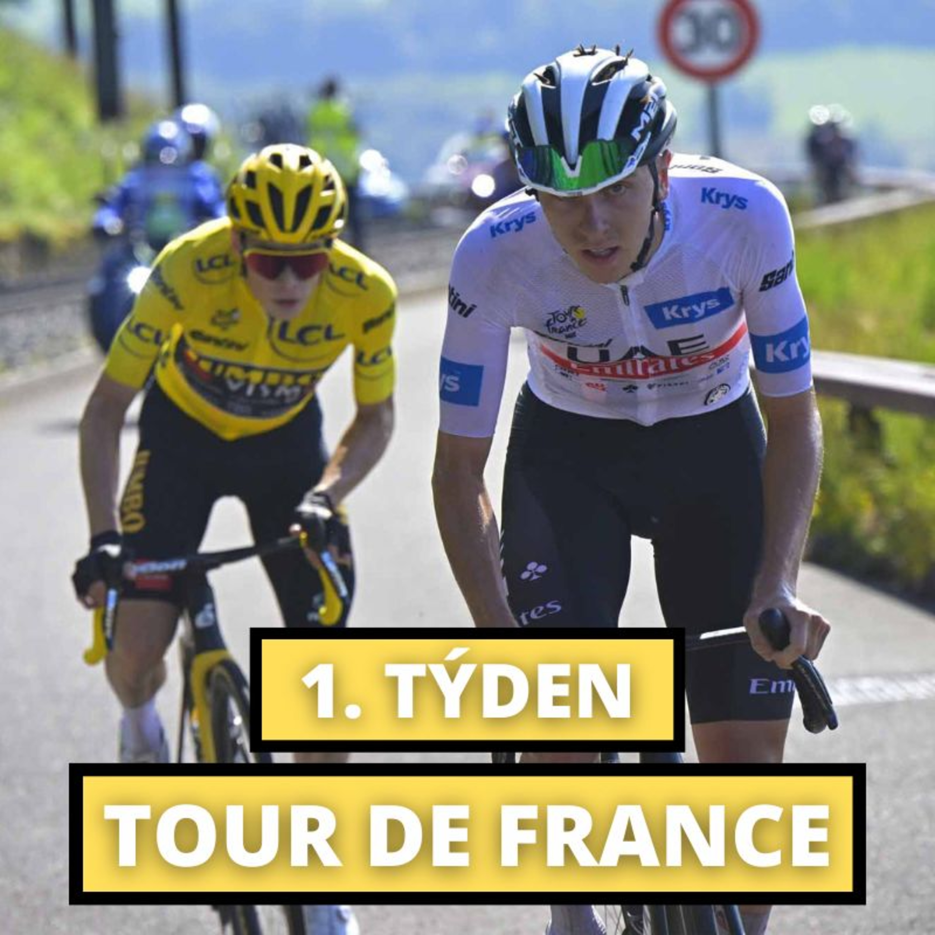 Vyrovnaný duel Pogačar vs. Vingegaard. Kdo je větší favorit? | 1. týden Tour de France 2023 episode artwork