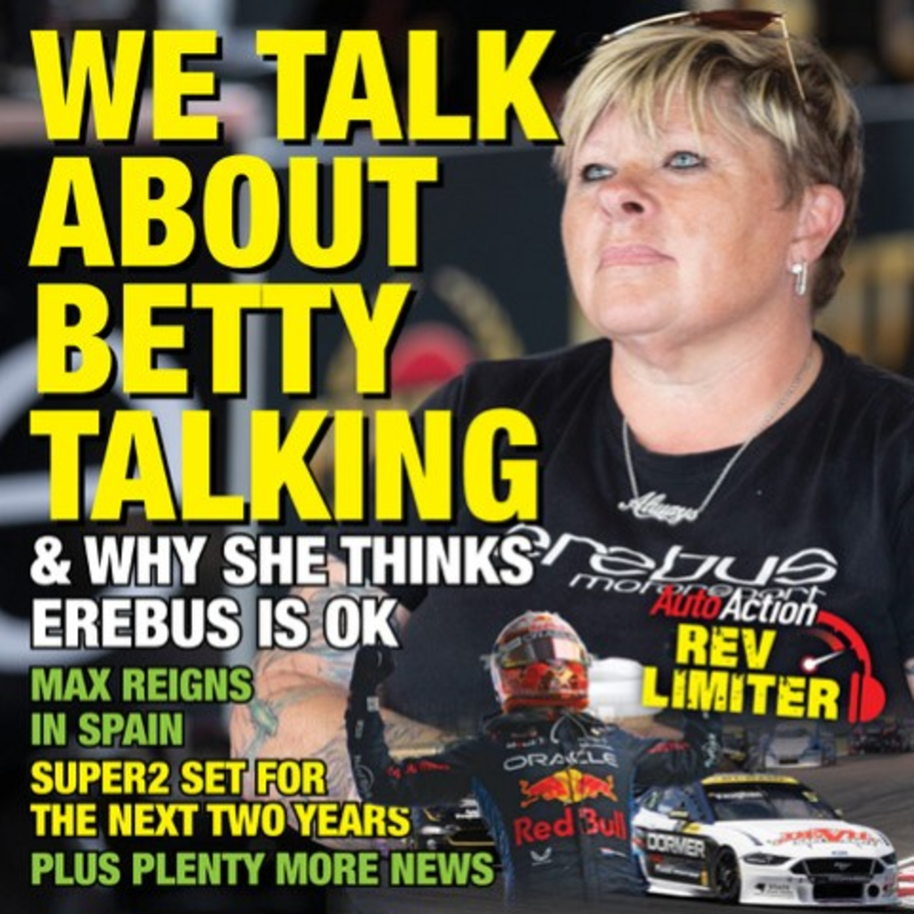 Let's talk Betty Klimenko and the trolls, plus a detailed breakdown of the Formula 1 from Spain and heaps more episode artwork