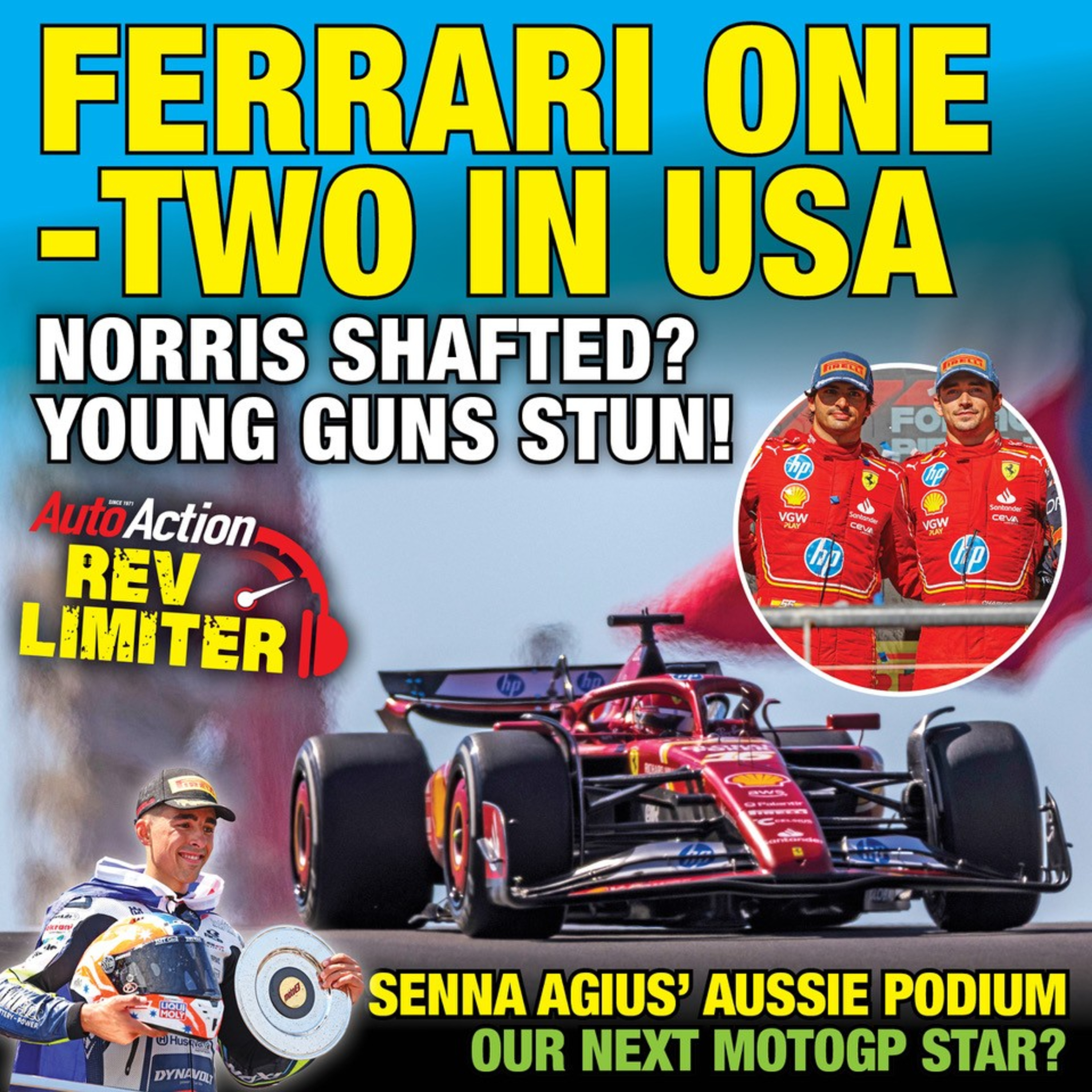 Ferrari unleased two-smoking guns in Texas & MotoGP stunning at Phillip Island episode artwork