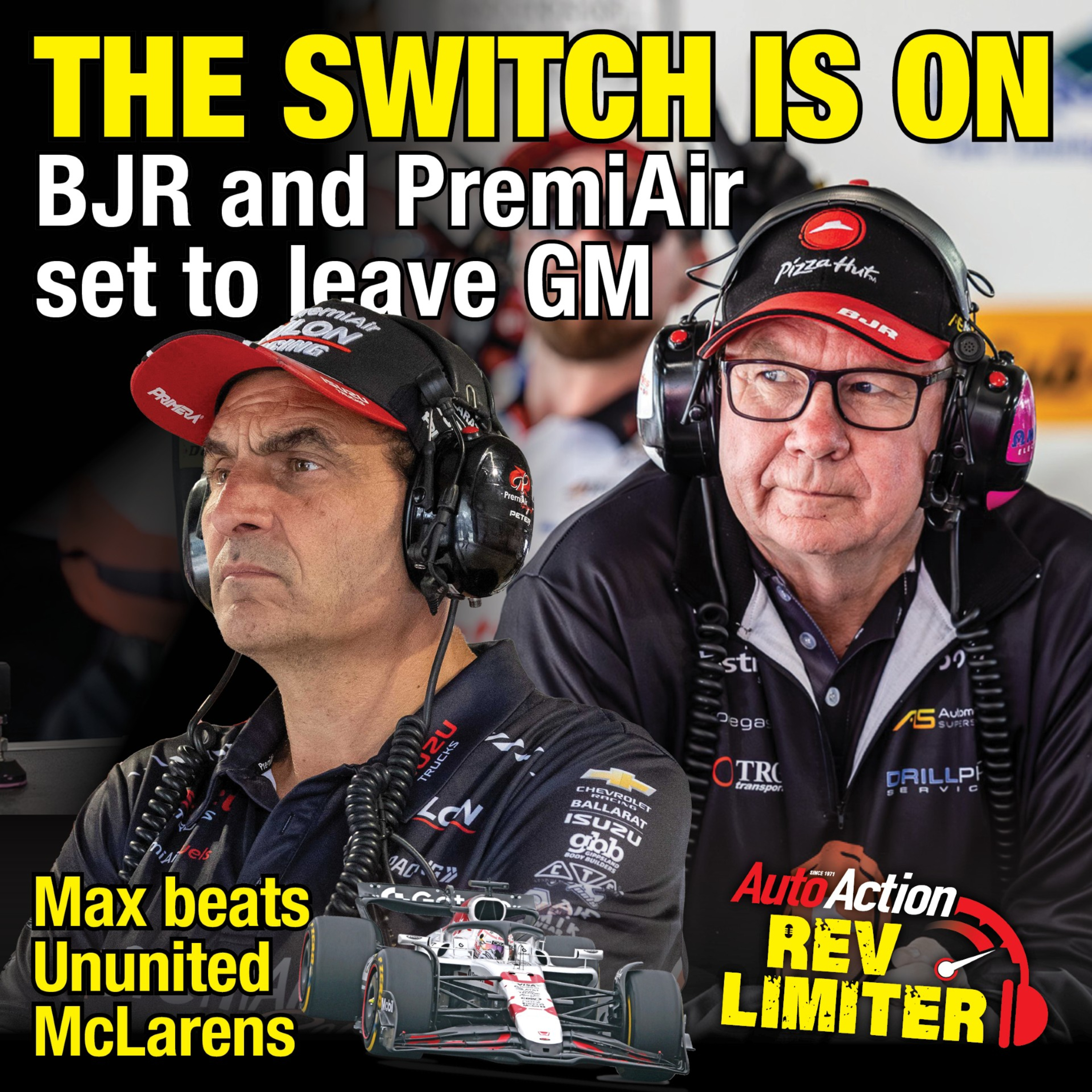 Max Masterclass as McLaren Stumbles... and who else is leaving Chev in Supercars? episode artwork